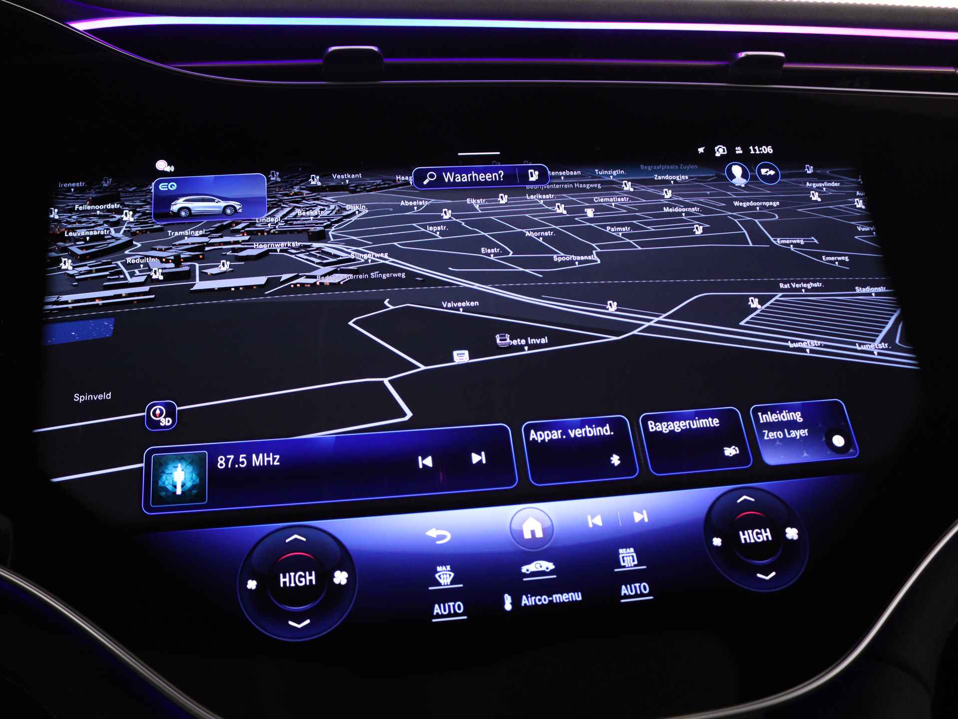 Mercedes-Benz EQS SUV 450 4MATIC AMG Line 7p 108 kWh | Premium Plus pakket | Burmester® 3D-Surround sound system | Trekhaak | USB-pakket plus | Rij-assistentiepakket Plus | ENERGIZING-pakket | Stoelventilatie/-verwarming voorstoelen | - 8/40