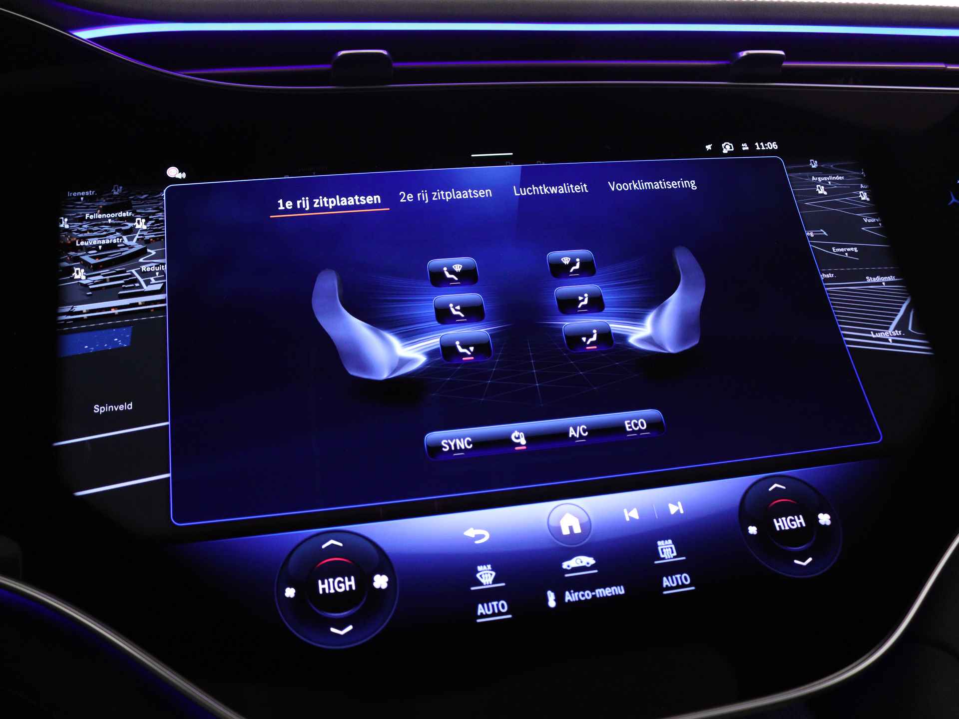 Mercedes-Benz EQS SUV 450 4MATIC AMG Line 7p 108 kWh | Premium Plus pakket | Burmester® 3D-Surround sound system | Trekhaak | USB-pakket plus | Rij-assistentiepakket Plus | ENERGIZING-pakket | Stoelventilatie/-verwarming voorstoelen | - 9/40