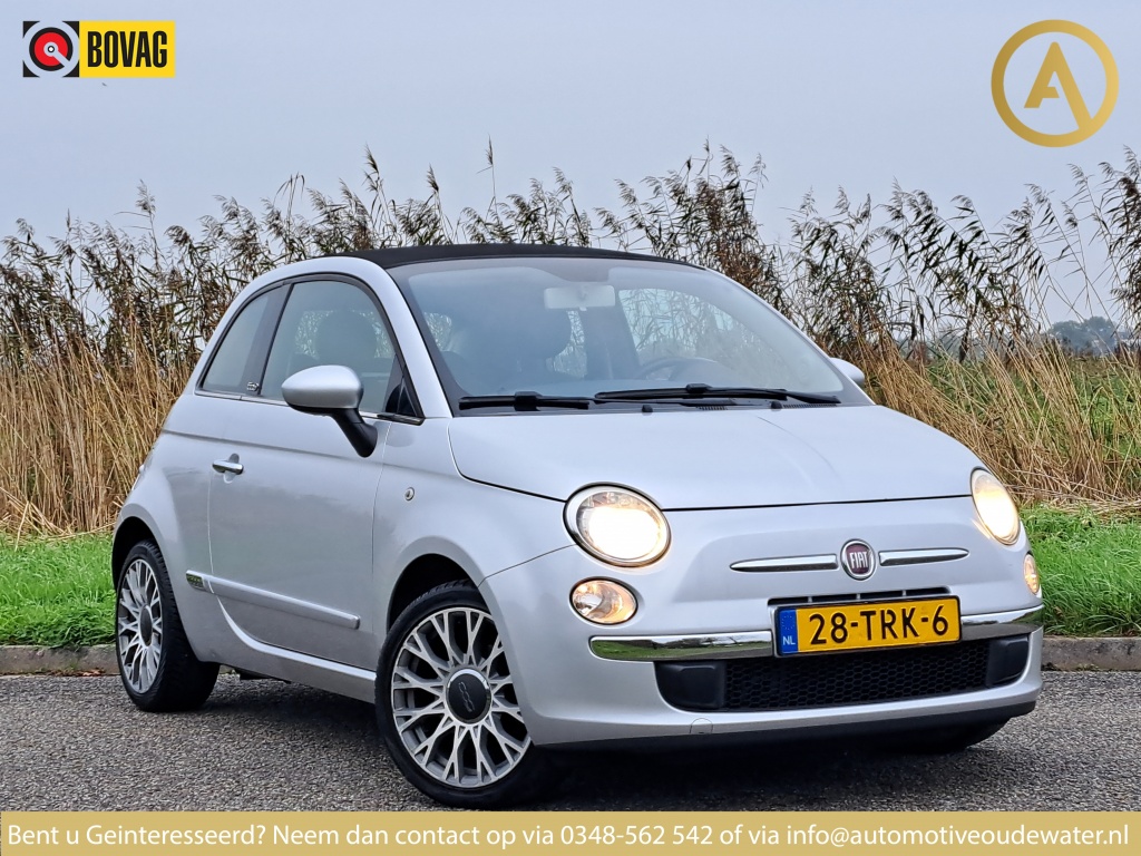 Fiat 500 C 0.9 TwinAir Lounge | CABRIO | AIRCO | LMV | PDC ACHTER