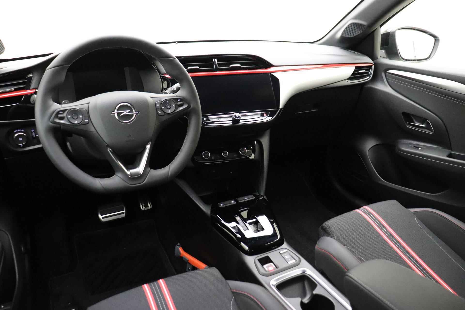 Opel Corsa 1.2 GS Line 130 PK Automaat | Navigatie | Climate control | Camera | Lichtmetalen velgen black | Zwart dak | Dodehoekassistent - 8/38