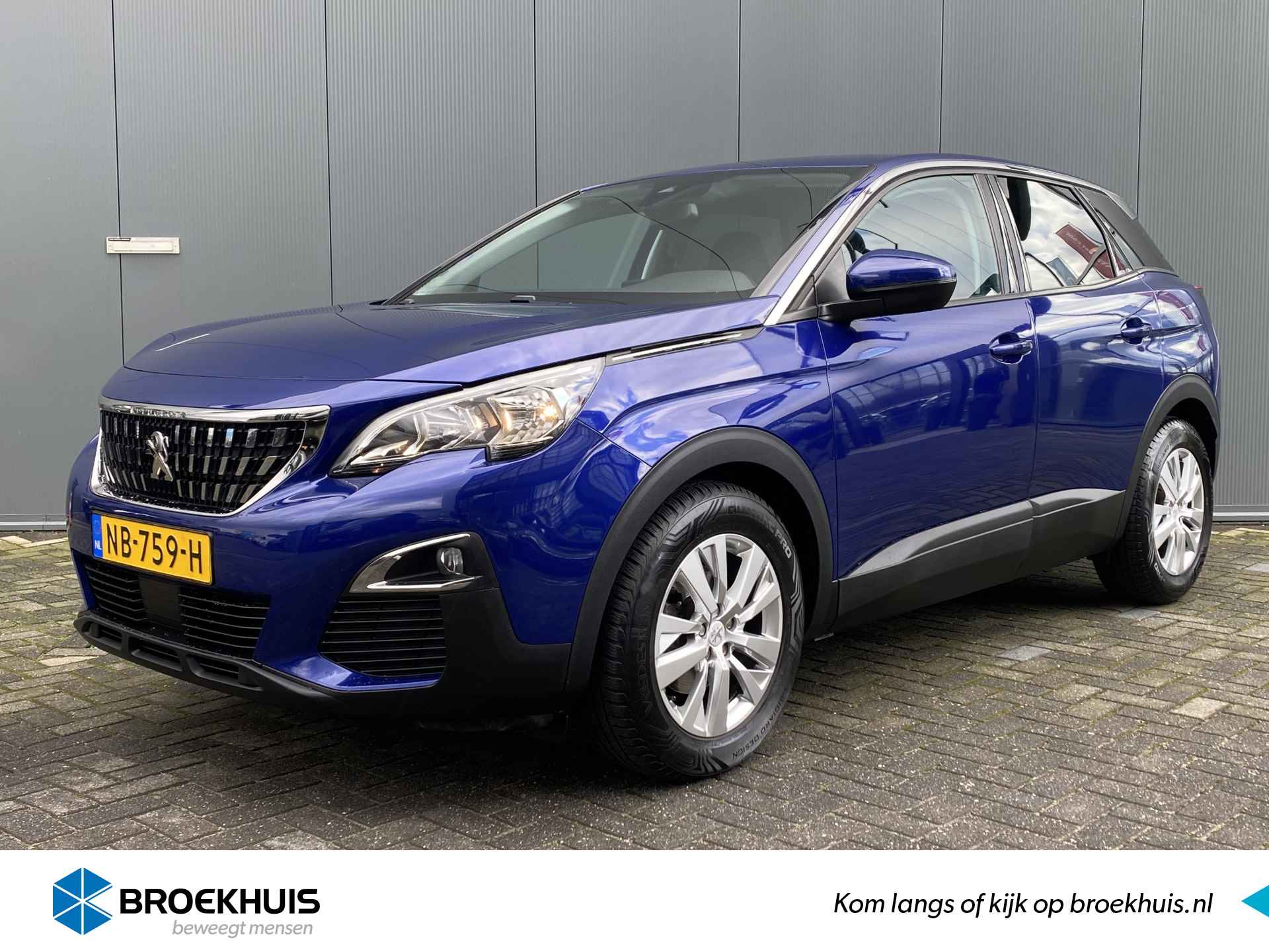 Peugeot 3008 1.2 130pk Active | Led | Climate | Carplay | Navigatie | 17" Lichtmetaal | Parkeersensoren | Cruisecontrol | Afn. Trekhaak | Get - 1/27