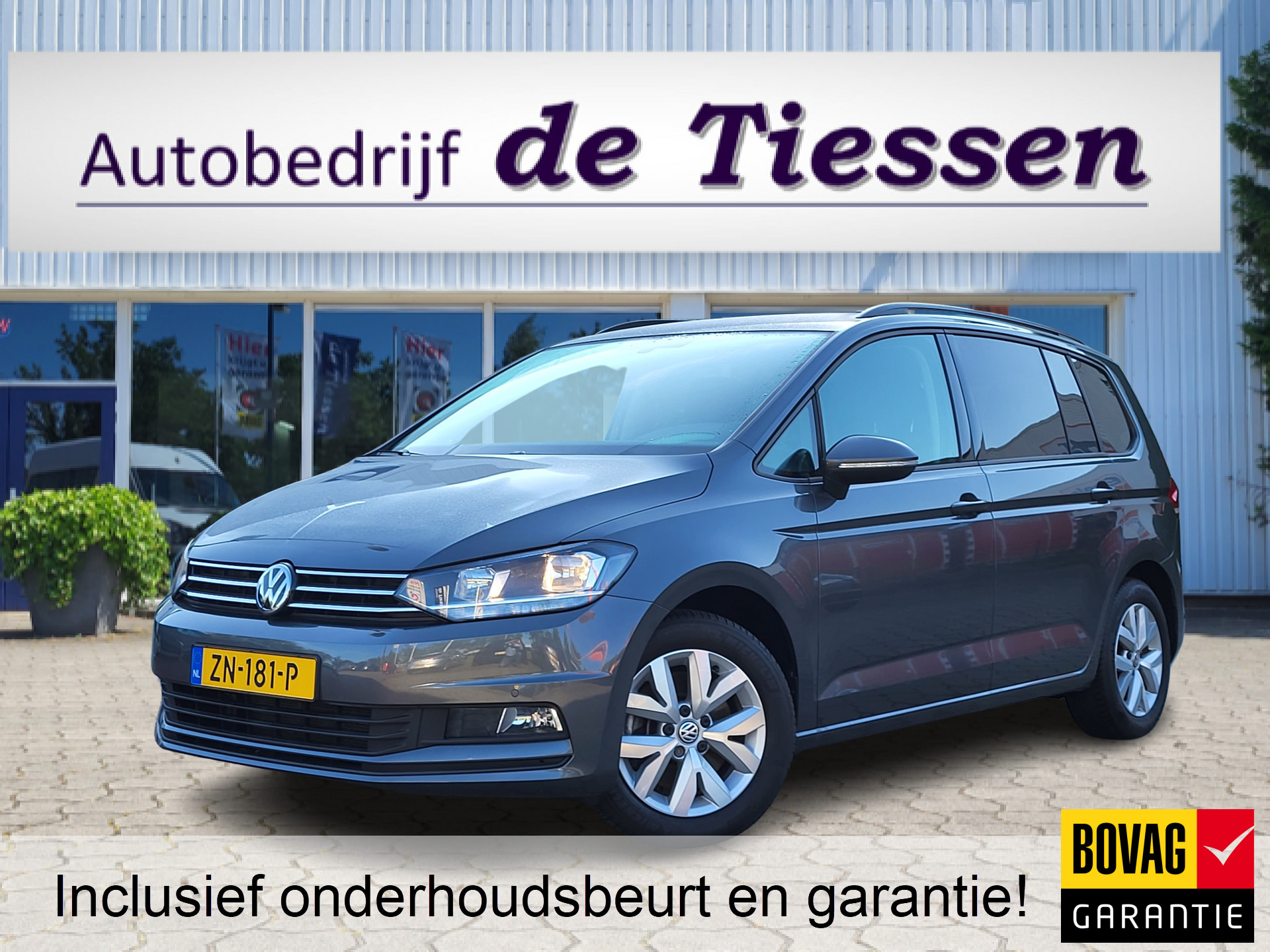 Volkswagen Touran 1.0 TSI 116PK Comfortline 7p, App connect, Adaptive cruise, Trekhaak, Rijklaar met beurt & garantie!