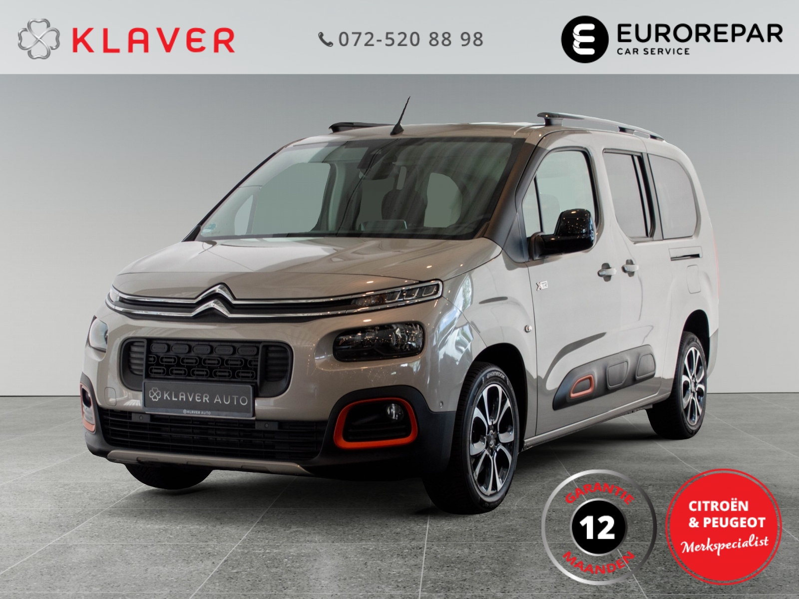 Citroen Berlingo  130PK Shine XL 7 zits EAT8 | Stoelverw | Dodehoek | Camera