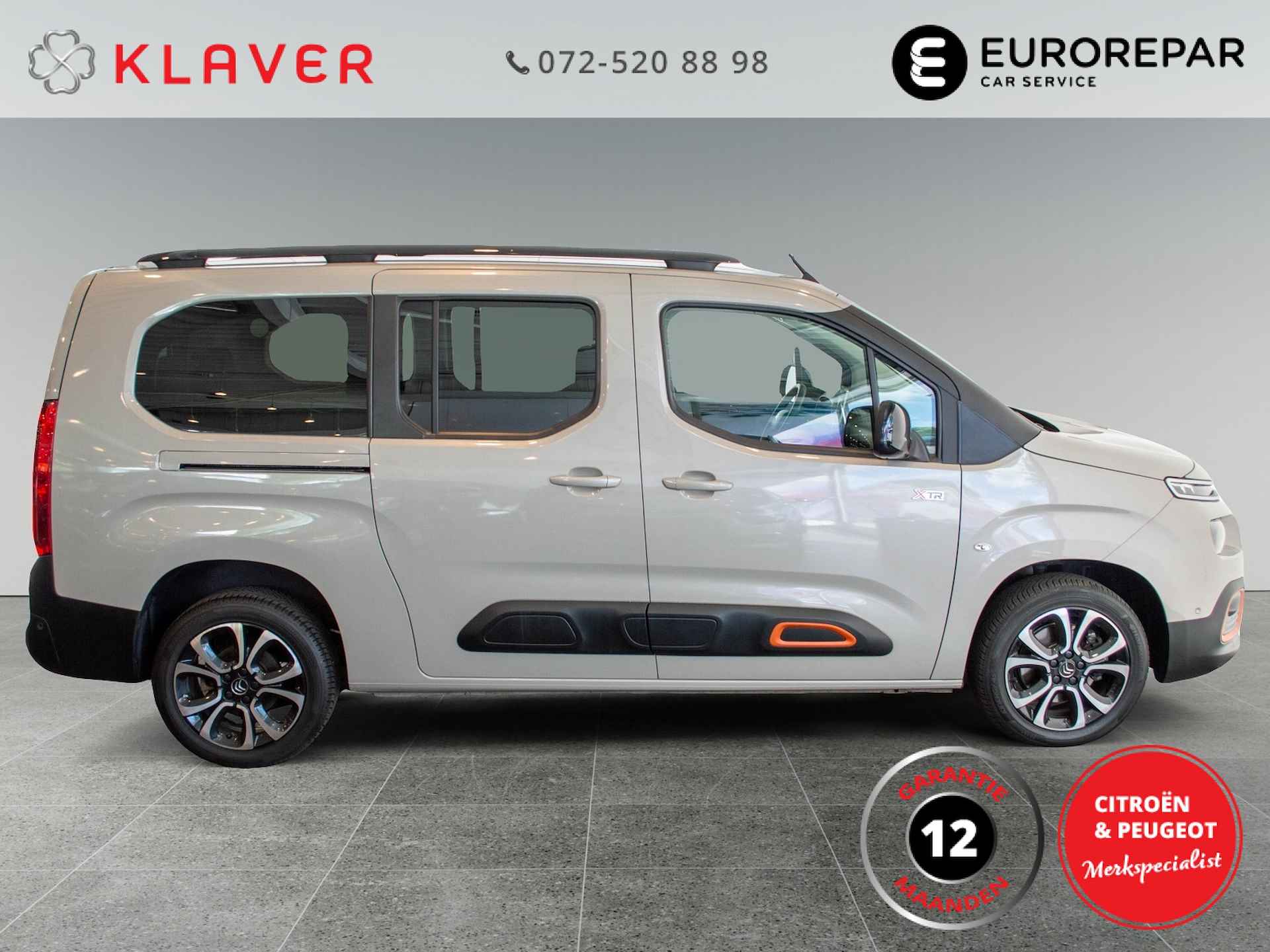 Citroen Berlingo  130PK Shine XL 7 zits EAT8 | Stoelverw | Dodehoek | Camera - 8/44