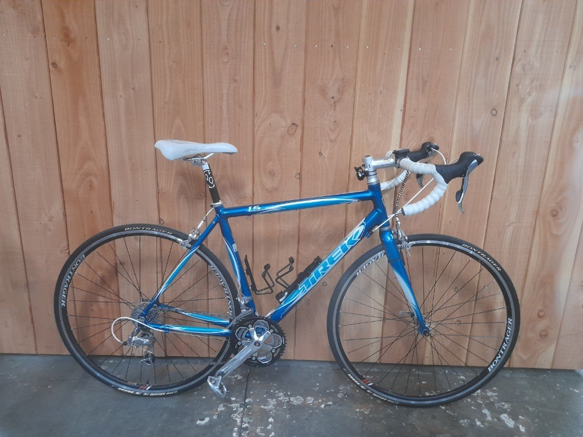 Trek Alpha Heren Blauw/wit 56cm