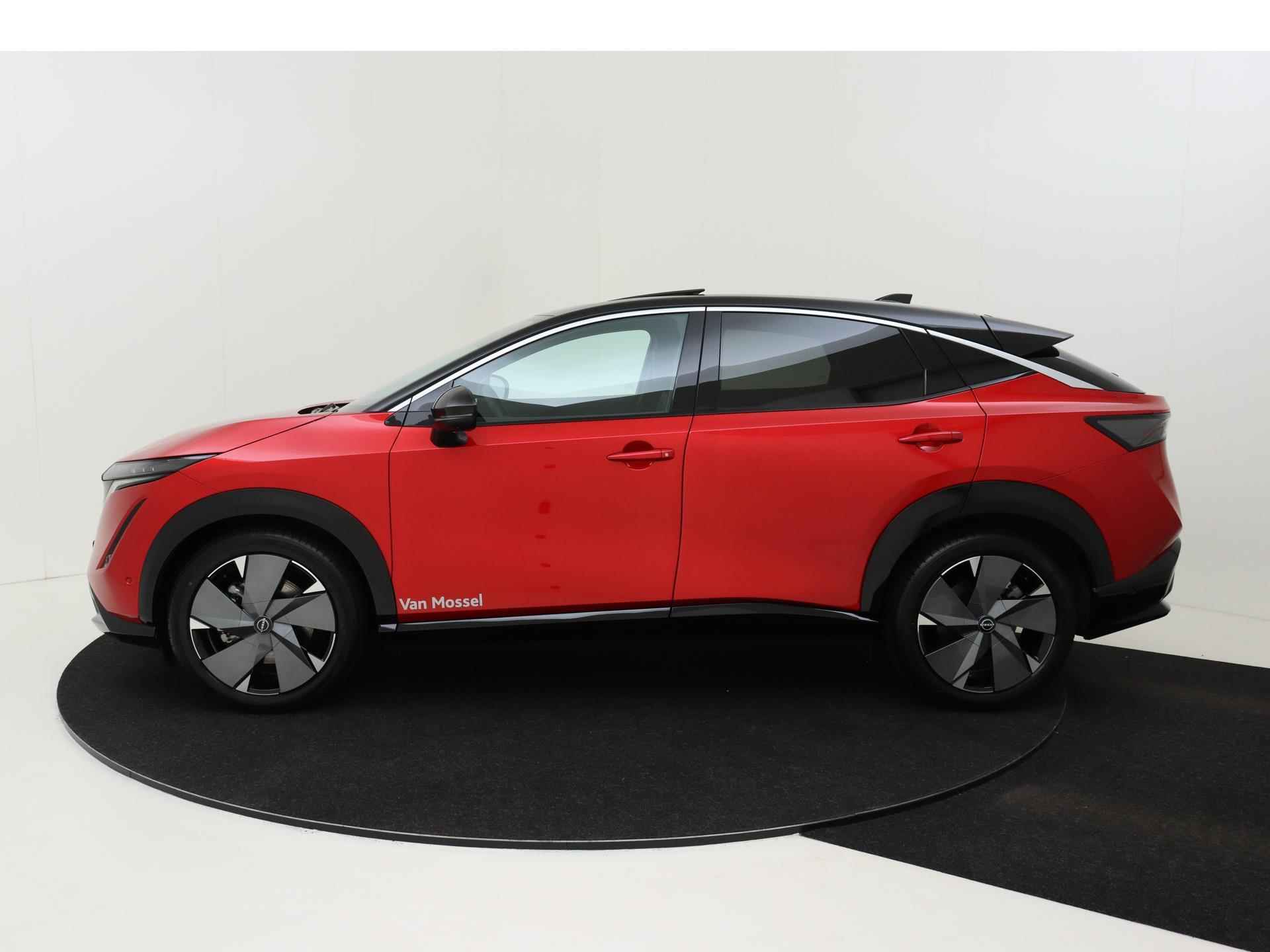 Nissan Ariya 87 kWh Evolve | Sunset Red | Duo-Tone | Panoramadak | Stoelventilatie - 2/31