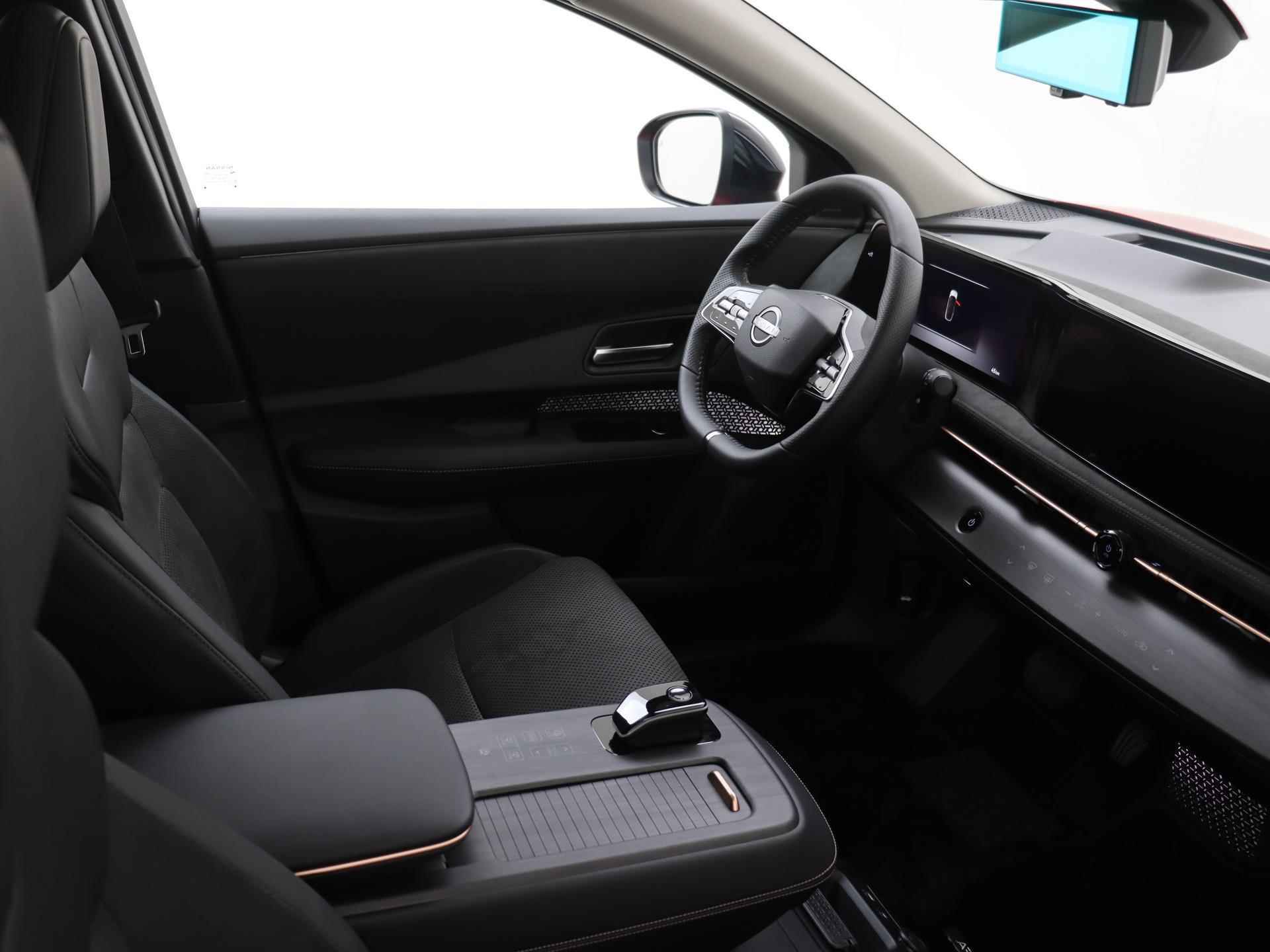 Nissan Ariya 87 kWh Evolve | Sunset Red | Duo-Tone | Panoramadak | Stoelventilatie - 18/31