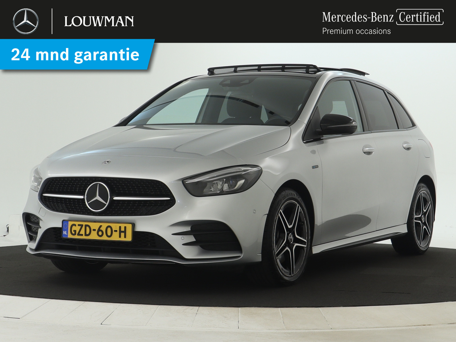 Mercedes-Benz B-Klasse 250 e AMG Plug-In Hybride | AMG Styling | Night Pakket | Panorama Schuif-Kanteldak | Distronic | Inclusief 24 maanden MB Certified garantie voor Europa.