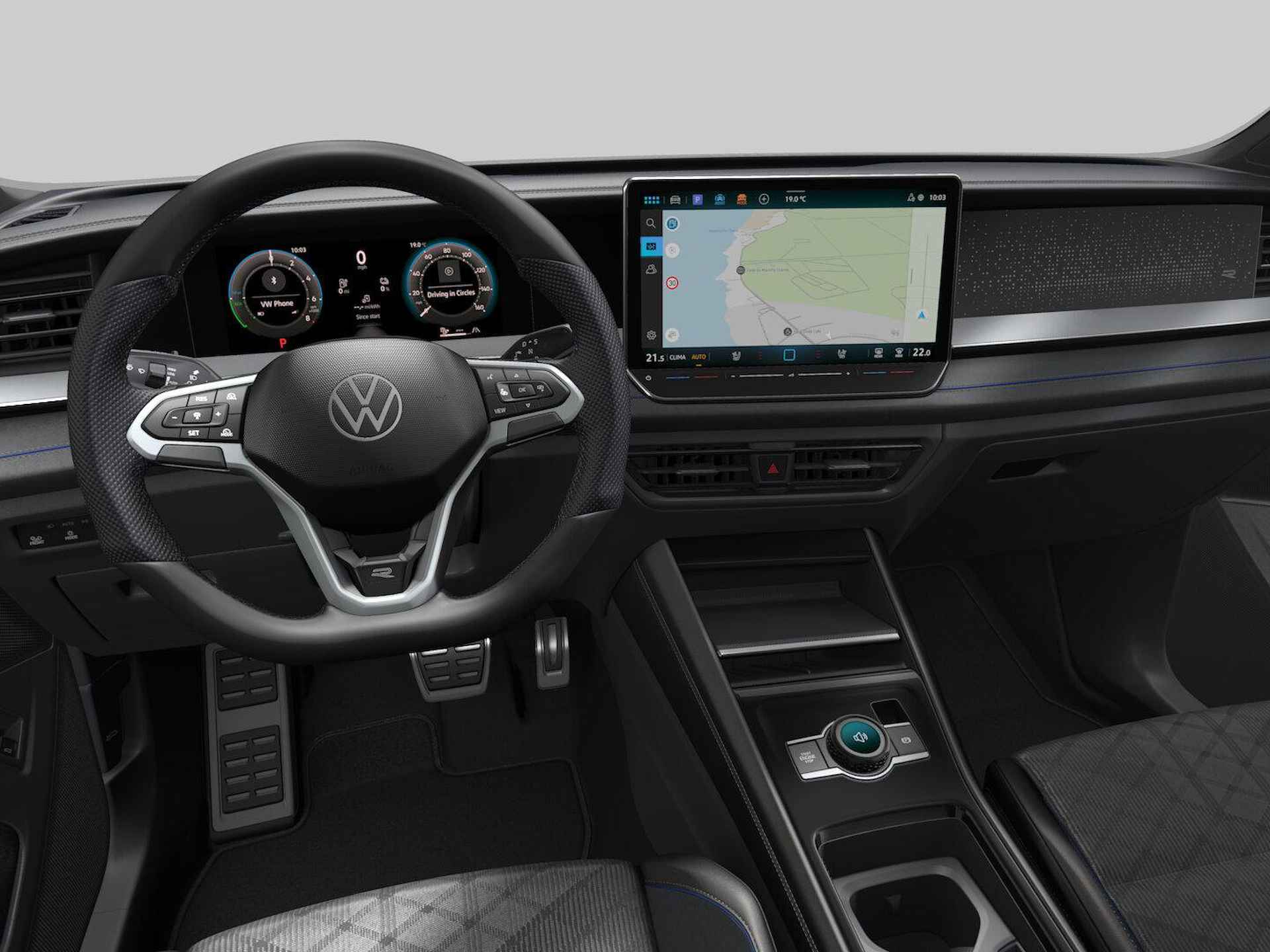 Volkswagen Tayron R-Line Edition 1.5 eHybrid 204 6 versn. DSG  · Assistance pakket plus · Comfort pakket plus · Design pakket · Multimedia pakket plus - 5/7