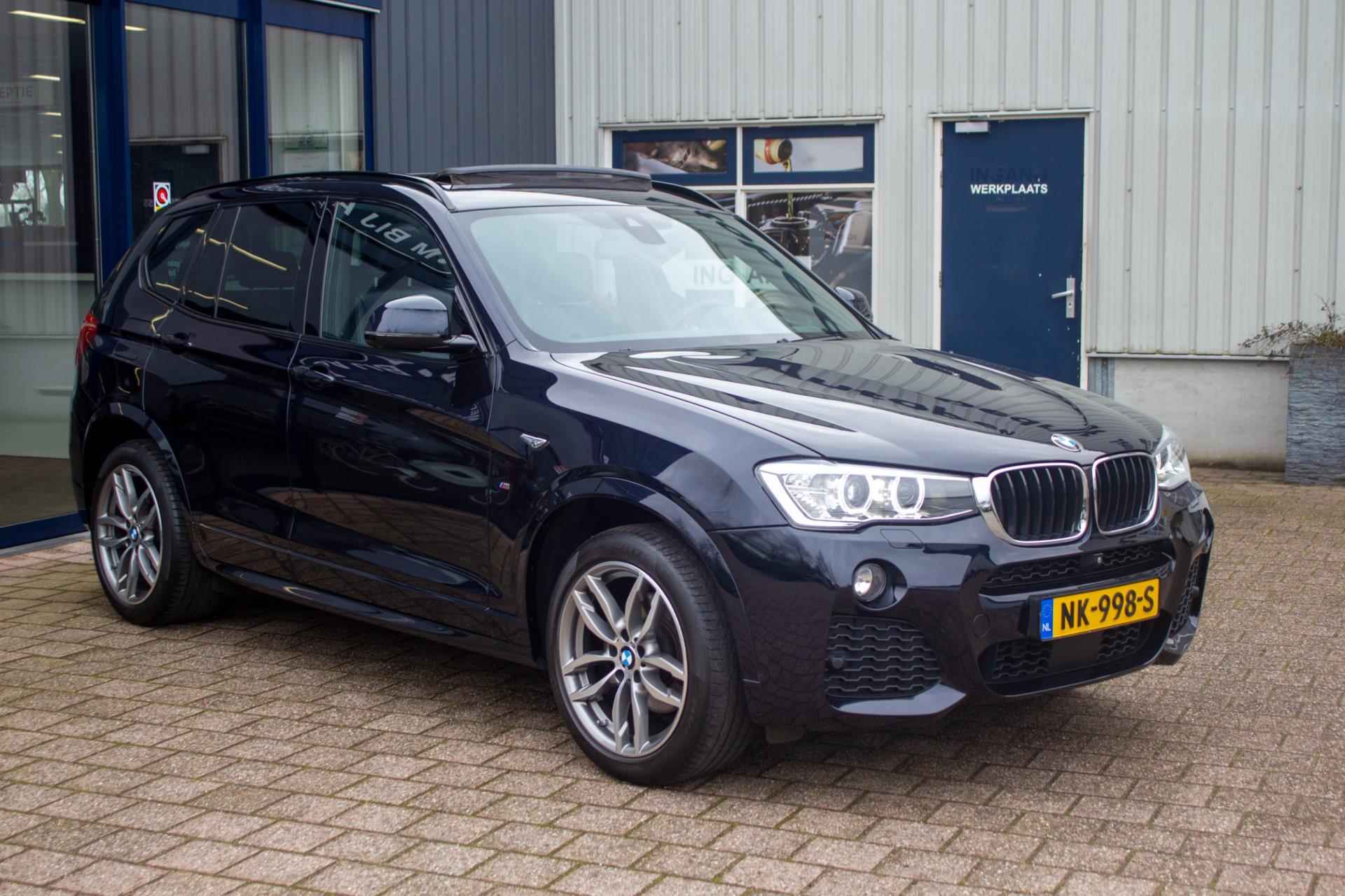 BMW X3 SDrive20i M-Sport High Executive | Prijs rijklaar incl. 12 mnd garantie | Panodak Leder Navi ACC 19"Lmv - 9/45