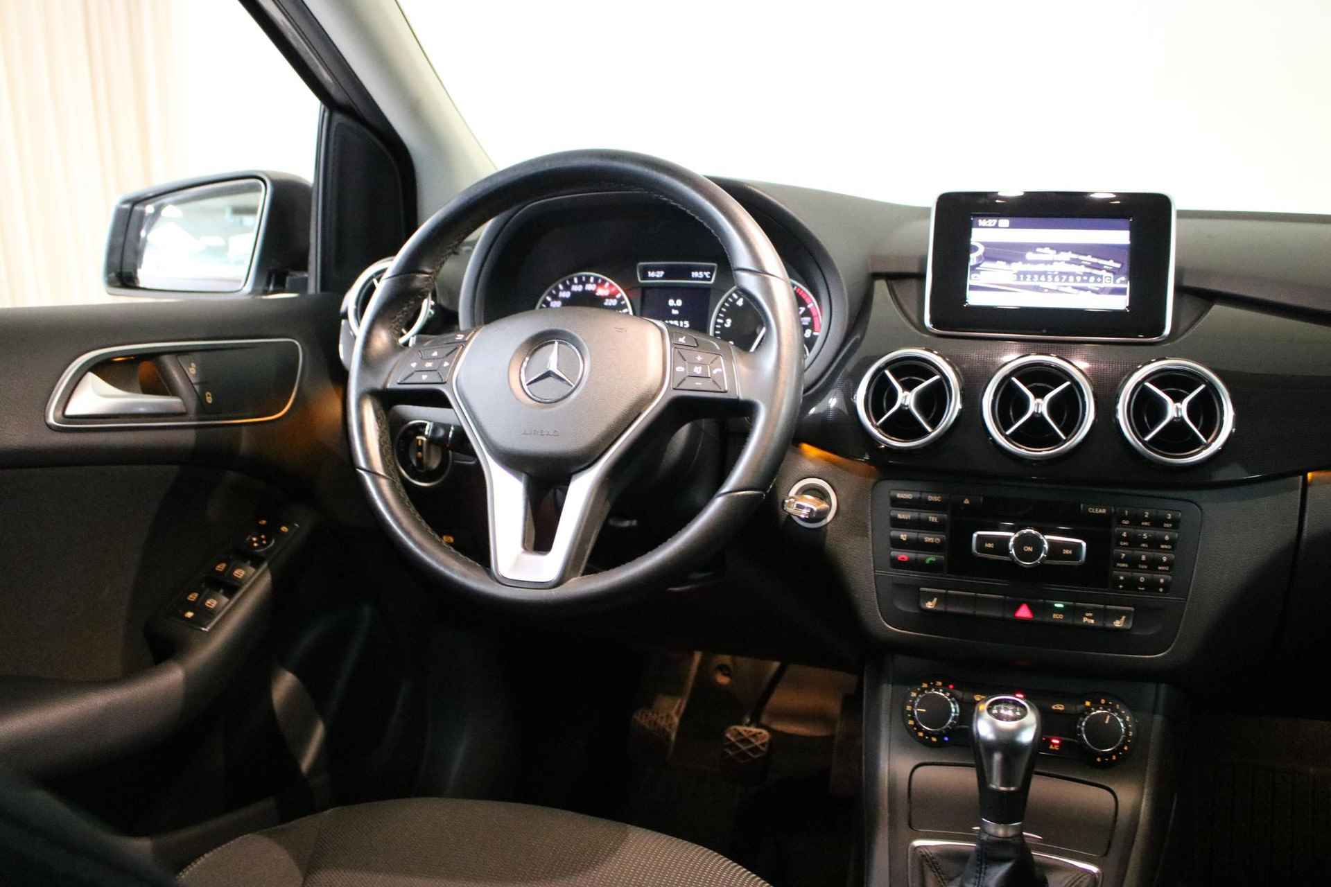 Mercedes-Benz B-klasse 180 Ambition 122 PK. Airco | Navi | Lichtmetaal | Elek. ramen | Nette auto! - 15/35