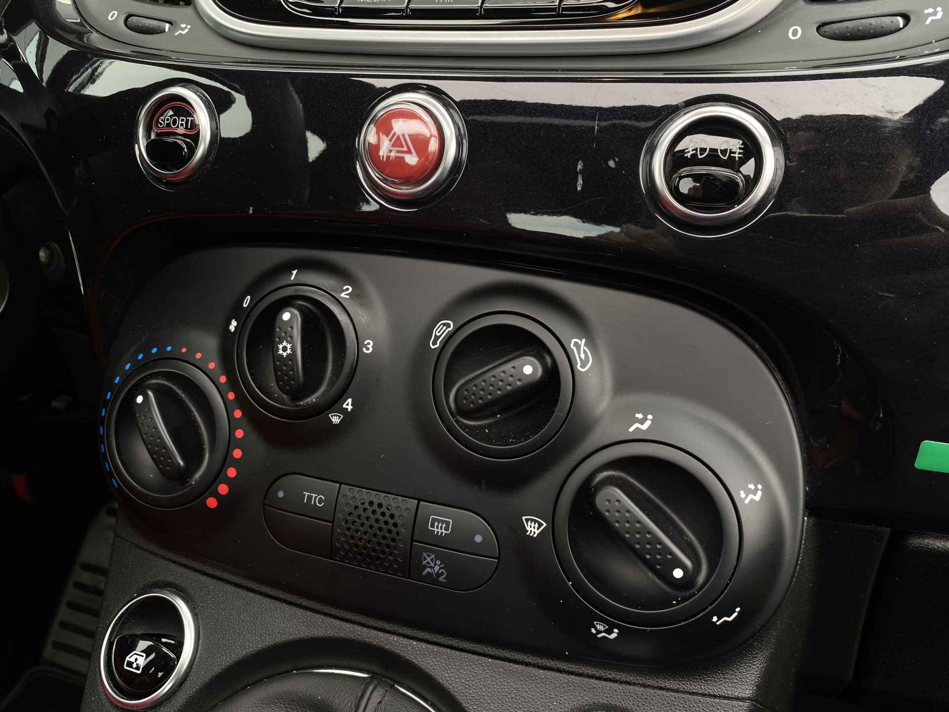 Fiat 500 1.4-16V Abarth | Airco | Schuif/kanteldak | Parkeersensoren achter | Leder | Bluetooth - 30/38