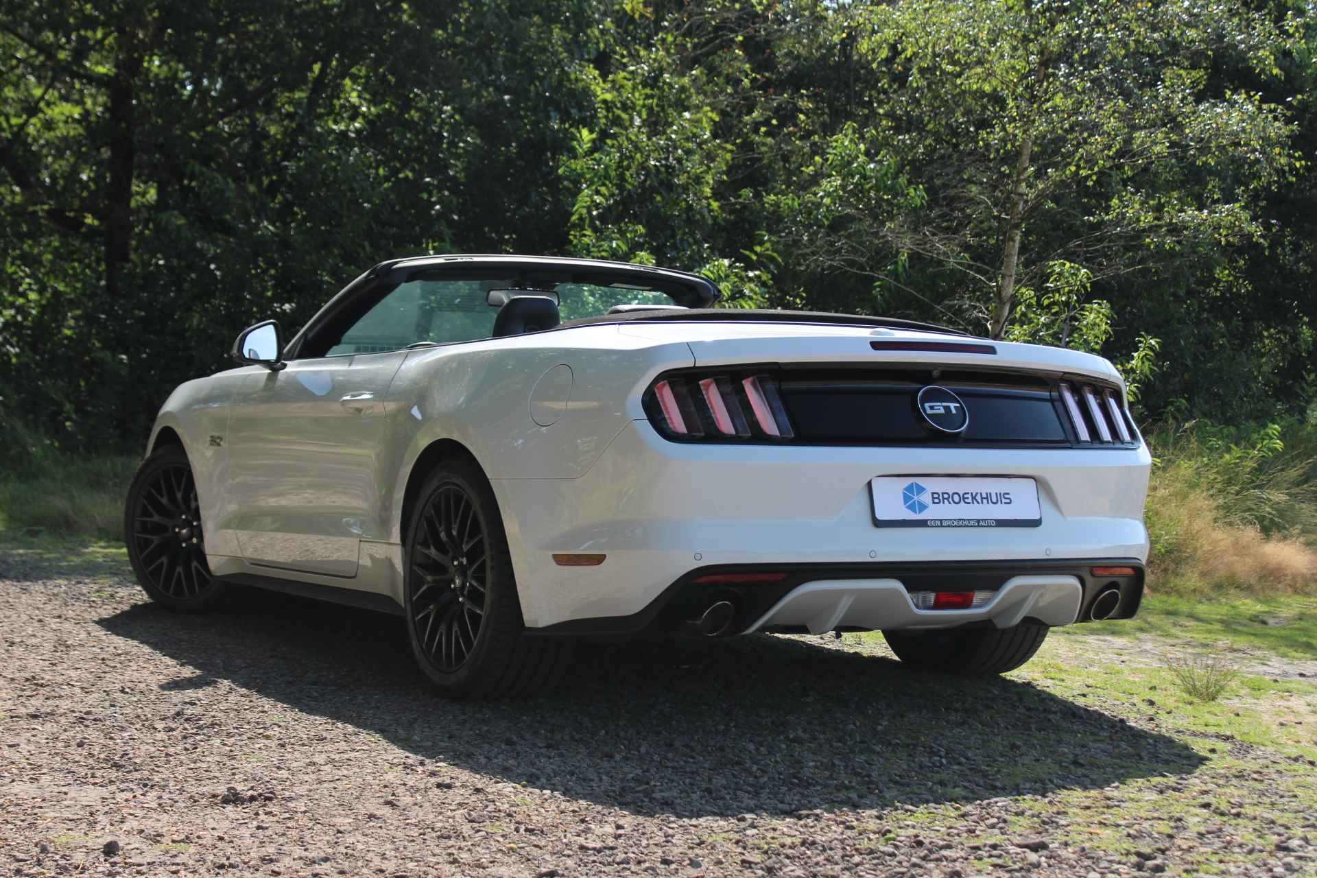 Ford Mustang Cabrio 5.0 V8 GT | DEALER OH! | UNIEKE STAAT! | STOELVERWARMING + KOELING | CUSTOM PACK | LEDER | SHAKER | CAMERA - 13/53