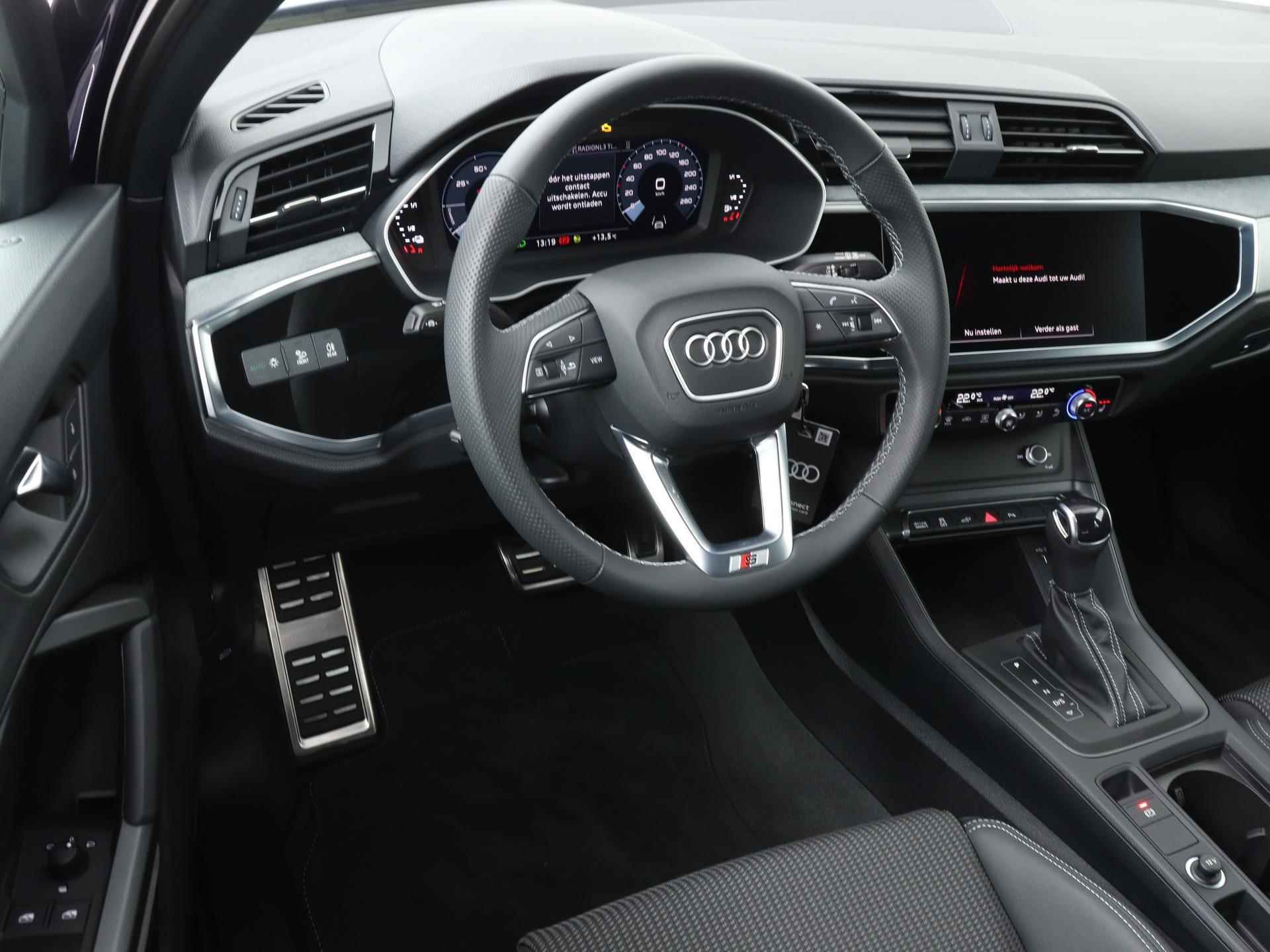 Audi Q3 Sportback 45 TFSI e S Edition 245 PK | Plug-in Hybrid | S-line exterieur | S-line interieur | Navigatie | Climate Control | Stoelverwarming | Adaptive cruise control | - 5/33