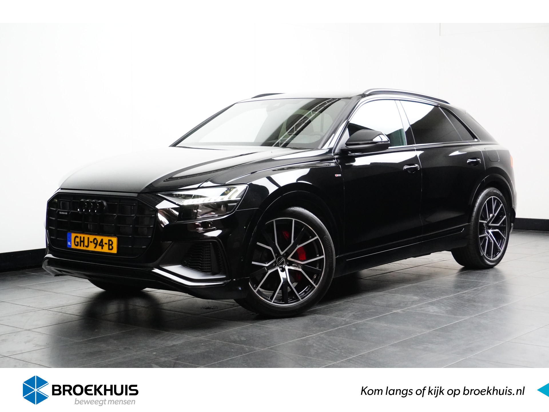 Audi Q8 60 TFSI e quattro Pro Line S Competition 22 inch velgen/Adaptieve cruise control/Optiekpakket zwart/ Keyless entry/privacy glas