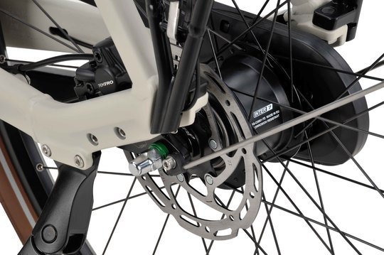 BATAVUS Altura E-Go Power LAGEINSTAP Lichtgrijs Mat 51cm 2025