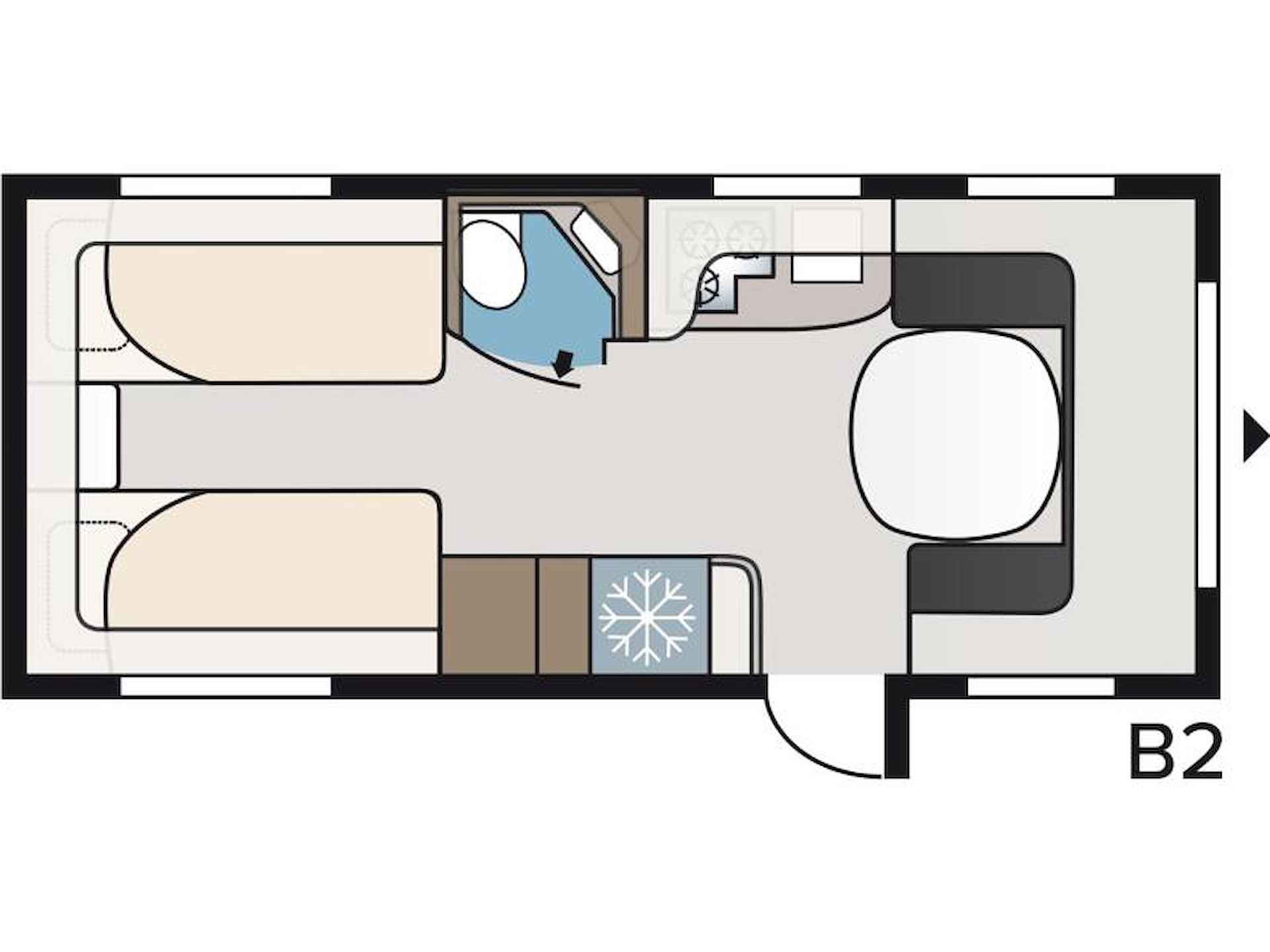 Kabe Royal 560 GLE KingSize - Zeer compleet - 14/14