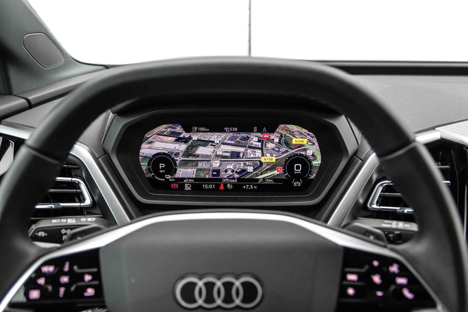 Audi Q4 e-tron 40 204pk Advanced Edition 77 kWh | Achteruitrijcamera | Zwart Optiek - 33/38