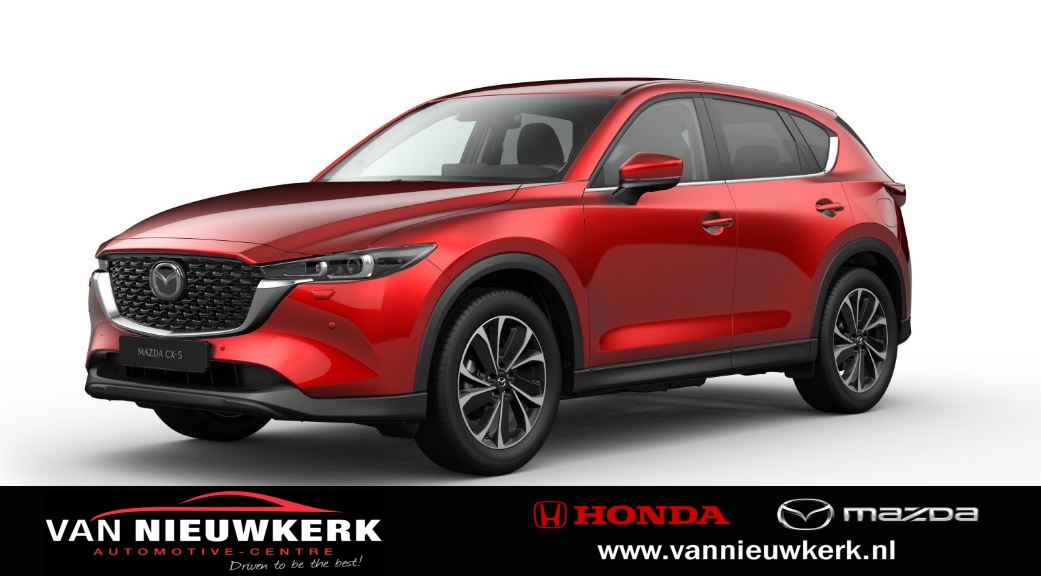 Mazda Cx-5 2.0 SKYACTIV-G 165pk 2WD Aut Exclusive-Line Zwart Leder