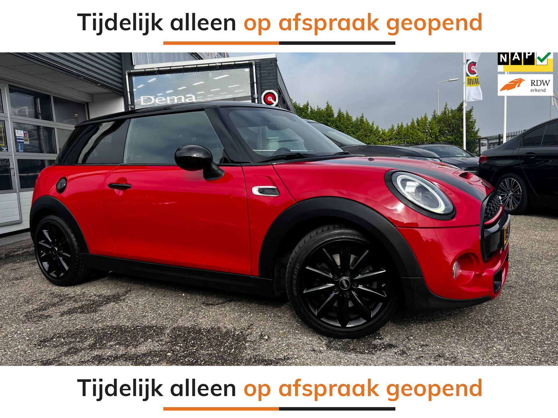 Mini 2.0 Cooper S NAVI/LED/CARPLAY/LEDER/ECC/PDC/// bij viaBOVAG.nl