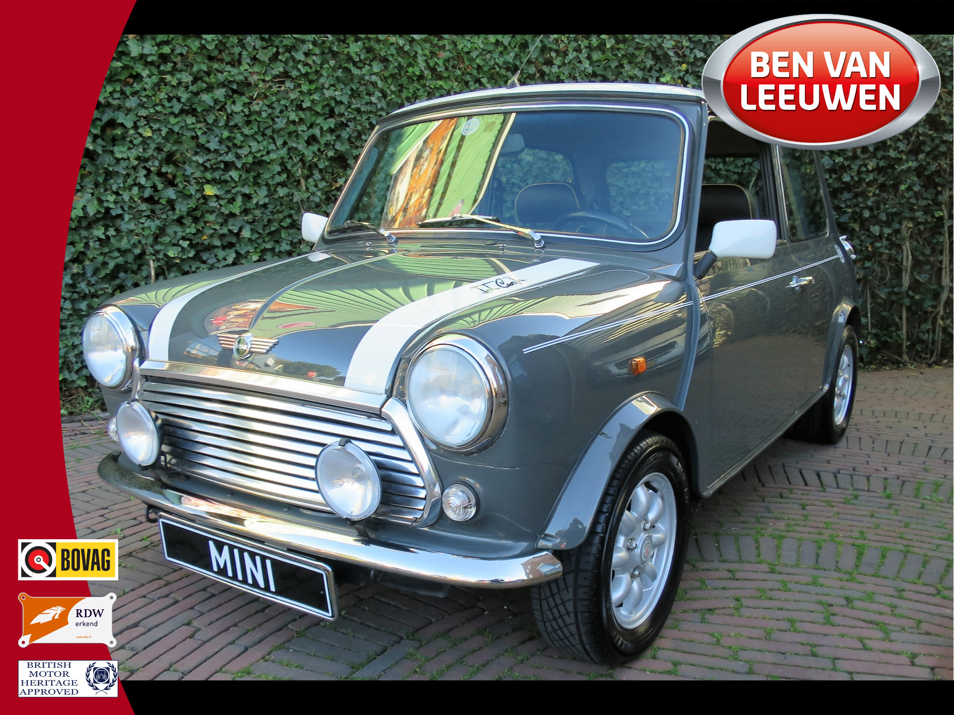 MINI Cooper 1.3 MPI NL-auto, met leder int., houten dash en 12" velgen