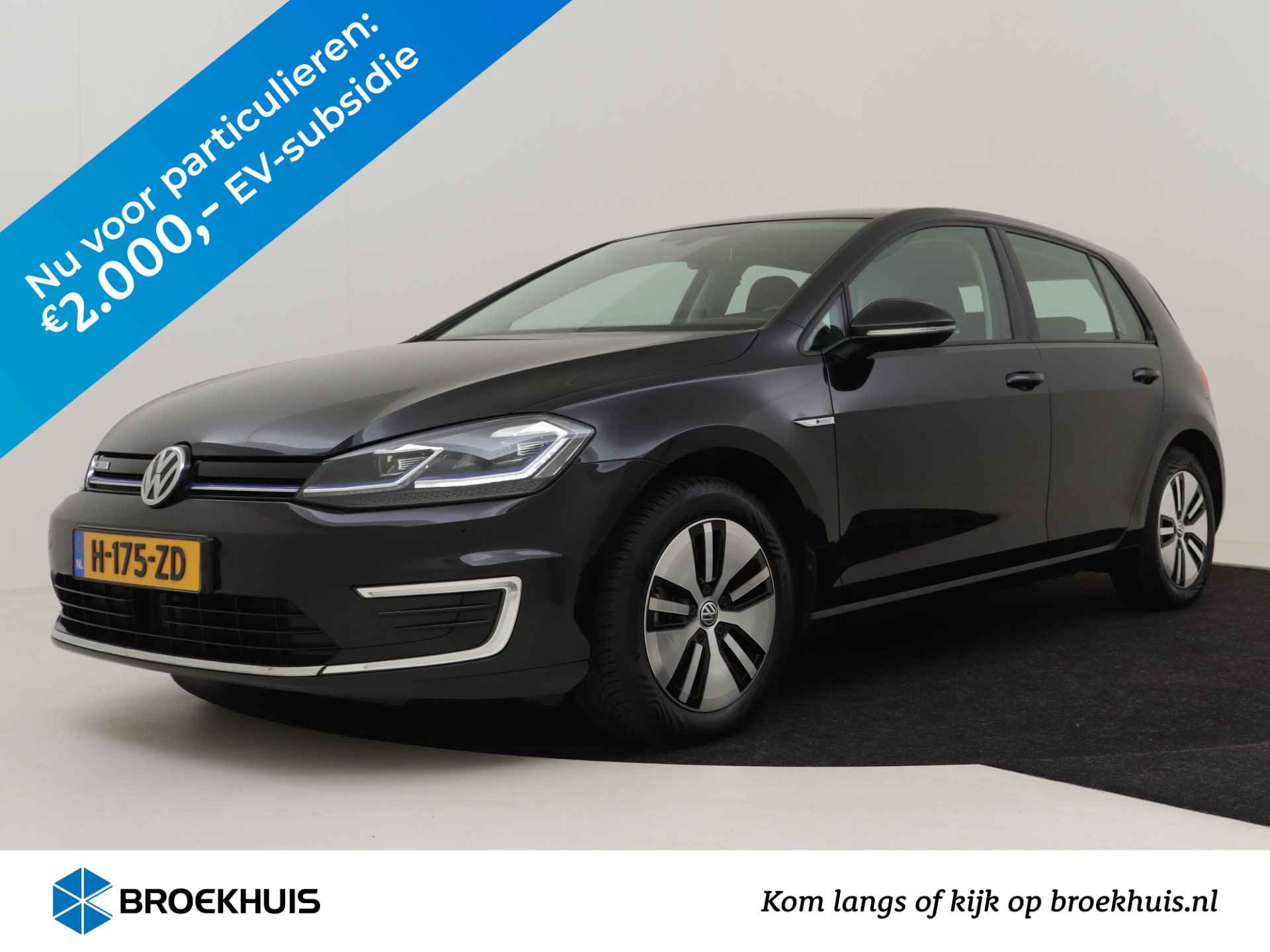 Volkswagen e-Golf E-DITION 136pk | Adaptief cruise control | Navigatie | 100%dealeronderhouden | 1e eigenaar | Led koplampen | Parkeersensoren ach - 1/37