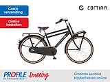 Cortina U4 Mini - J26 - Transportfiets - Mat zwart - 3 versnellingen