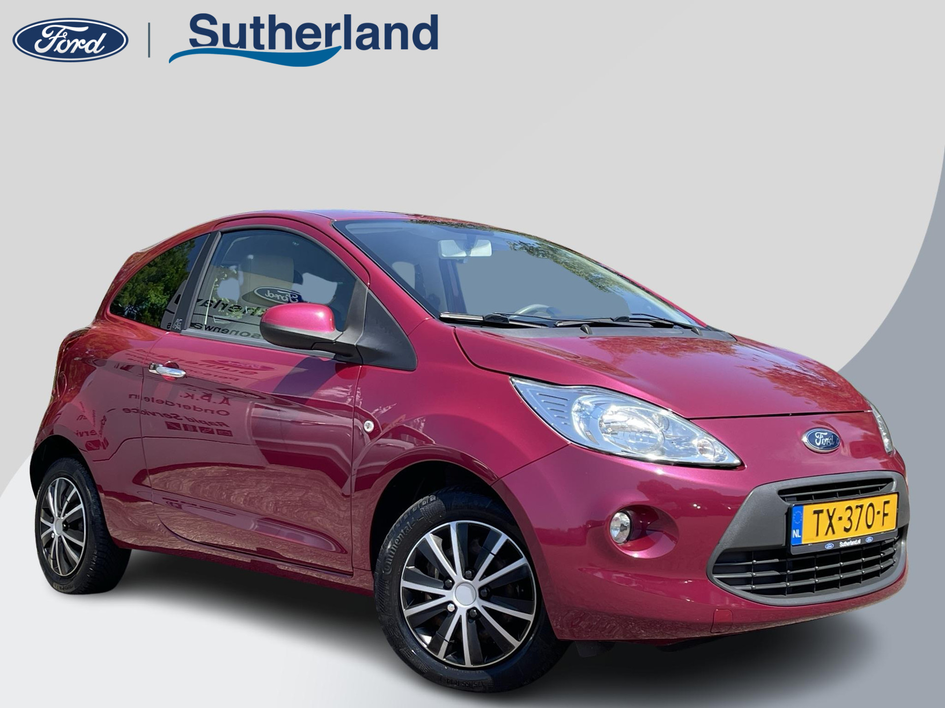 Ford Ka 1.2 Titanium X 69pk Full Leder | Climate control | Multifunctioneel Stuur| Lichtmetaal