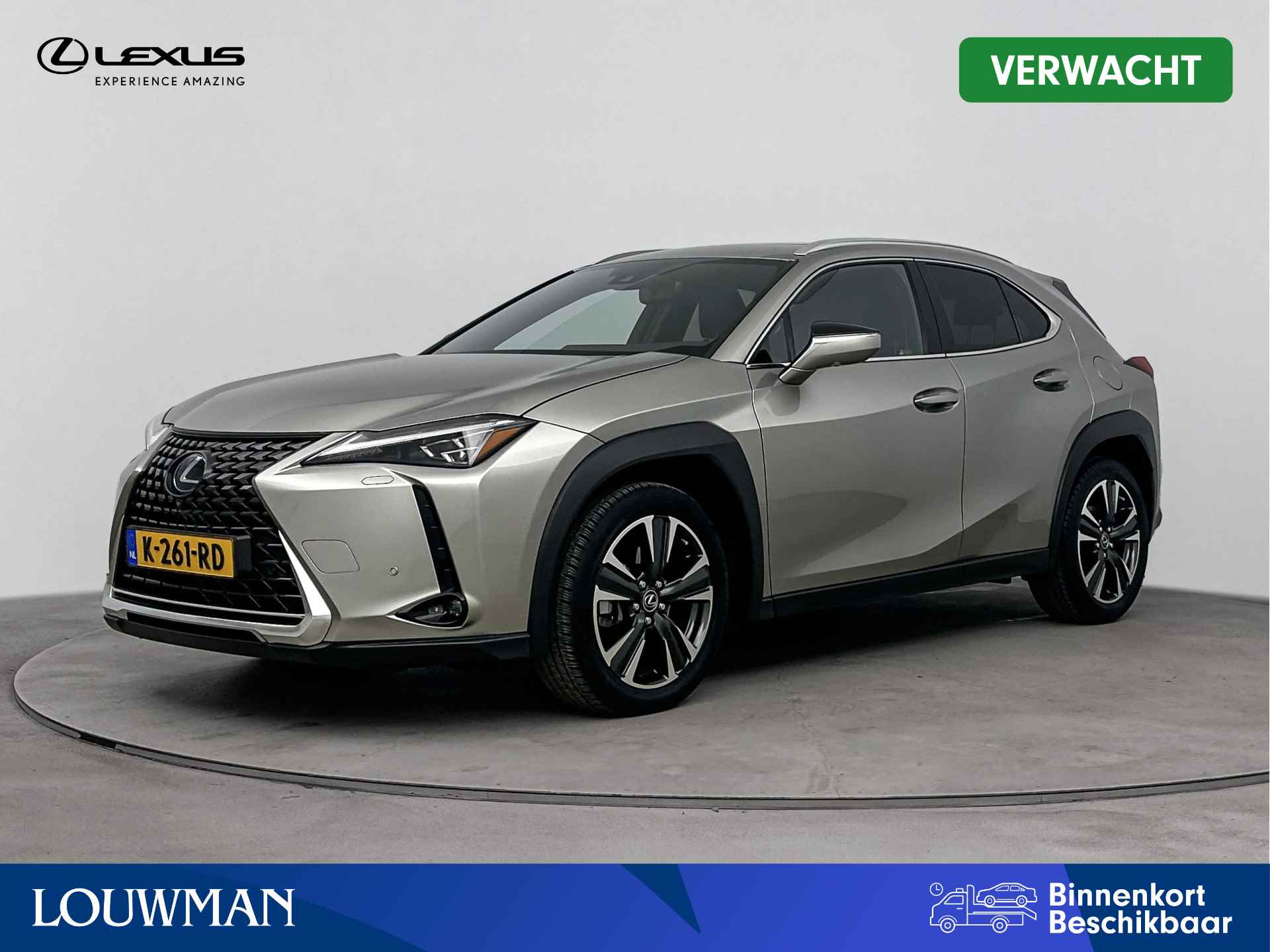 Lexus UX 250h Executive Line | President Pack | Mark Levinson | Glazen Schuif-/kanteldak | Lederen bekleding | Triple LED | Navigatie | Rondomzicht camera |