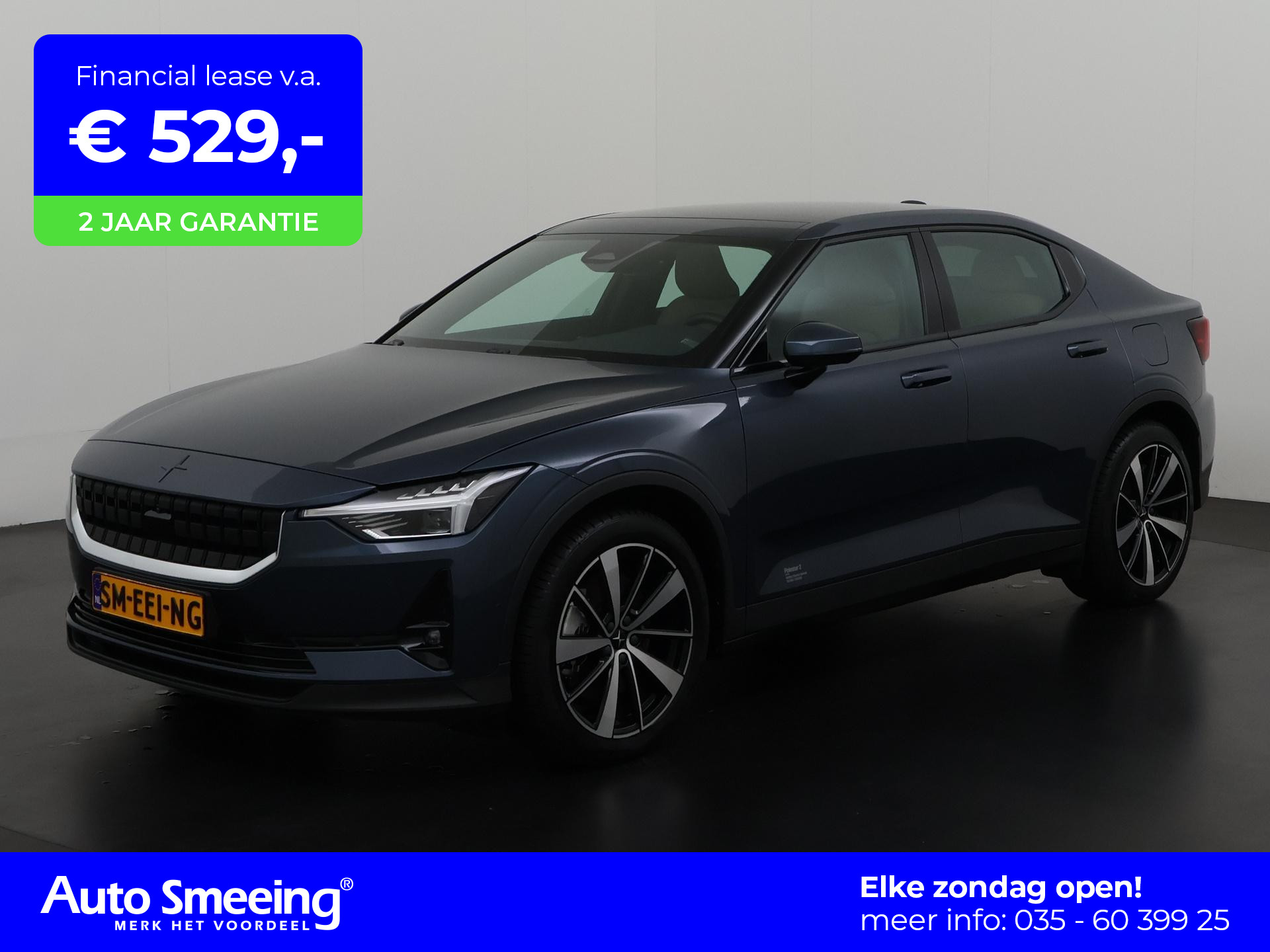 Polestar 2 Long Range Dual Motor AWD Plus Pilot 78kWh | Leder | Panoramadak | Mem stoel | 360 Camera | Zondag open!