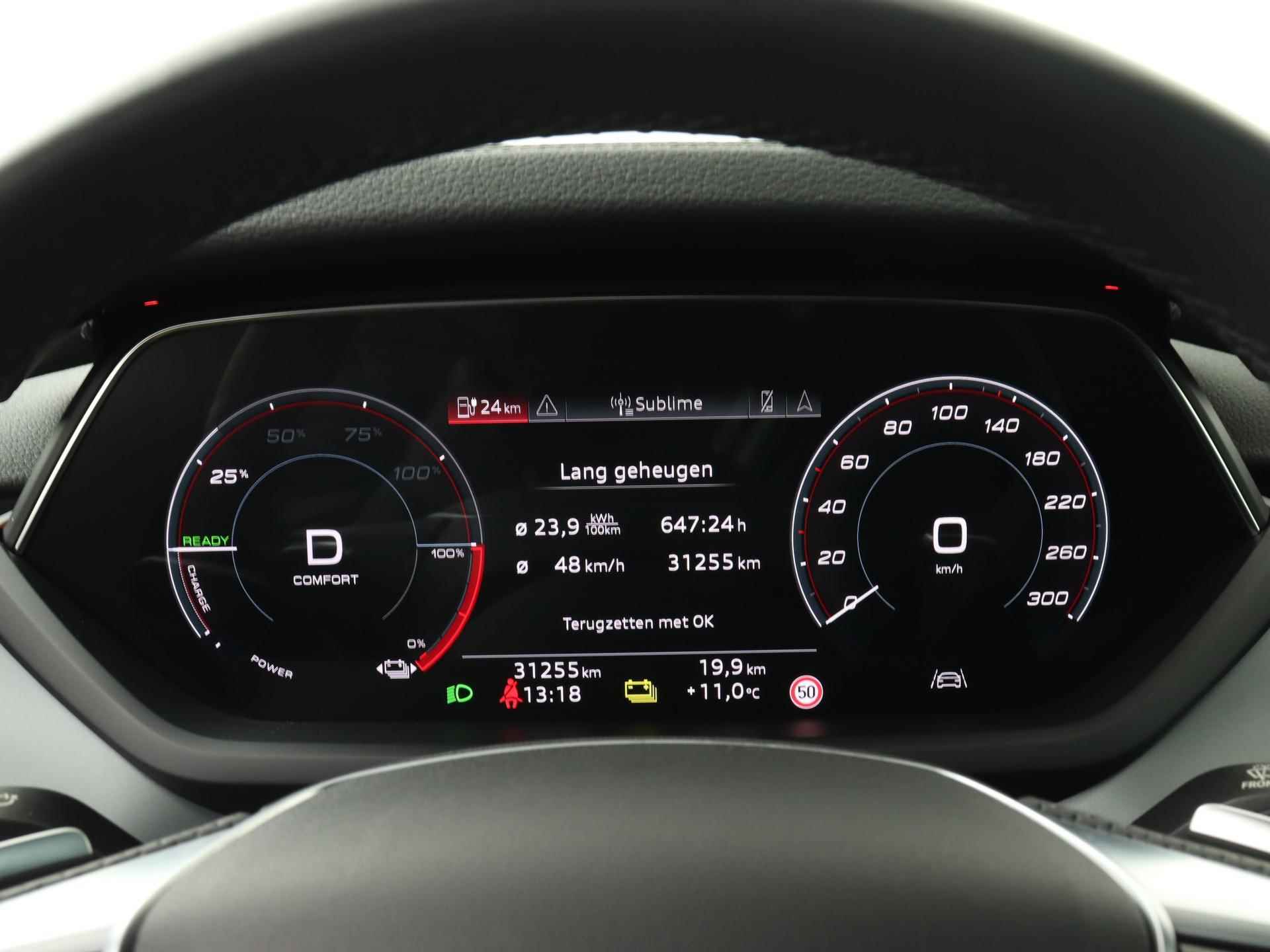 Audi e-tron GT 93 kWh 476 PK | Automaat | Navigatie | 360 Camera | Glazen panoramadak | Bang & Olufsen | Adaptive Air Suspension | Stoelverwarming | Virtual cockpit | LED | Lichtmetalen velgen | Climate Control | Privacy glass | - 13/22