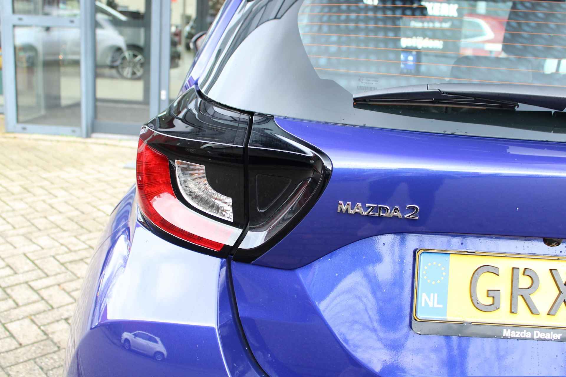 MAZDA 2 Hybrid 1.5 Hybrid 116pk Automaat Exclusive-line Carplay Parkeercamera Climate - 31/34