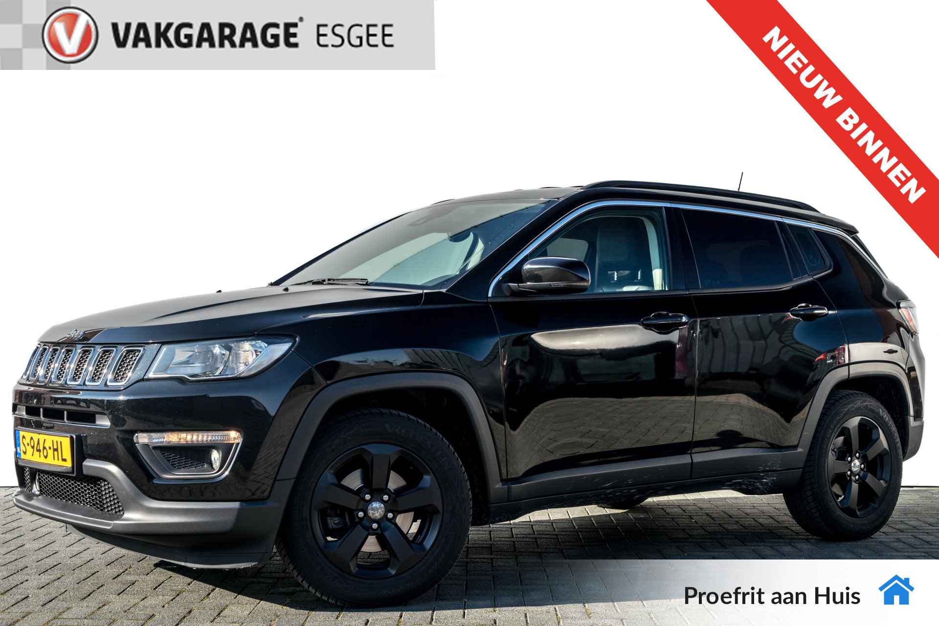 Jeep Compass 1.4 141 PK MultiAir Longitude RIJKLAAR INCL GARANTIE | Climate | PDC V/A  | 17'' LMV | NAVI | A. Camera |