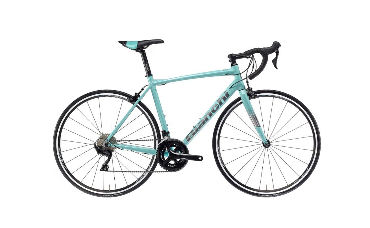 Bianchi Via Nirone 7 105 11Sp Heren ND - Celeste CK16/Titanium Silver Glossy 55cm 2023