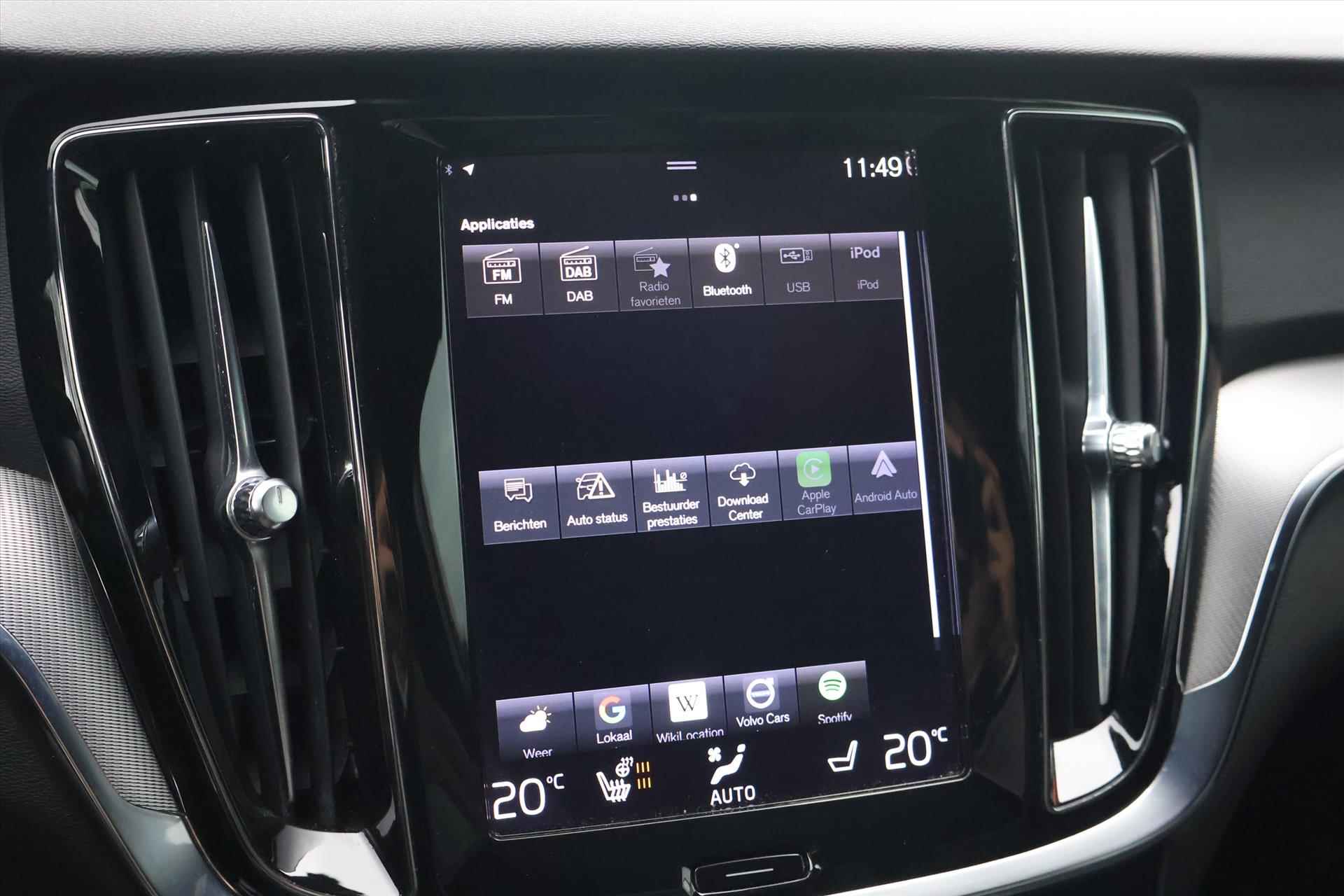 Volvo V60 B3 R-Design 163pk Geartronic Mild Hybrid | Carplay | Navi | Memory | ACC | LED | Keyless - 34/48