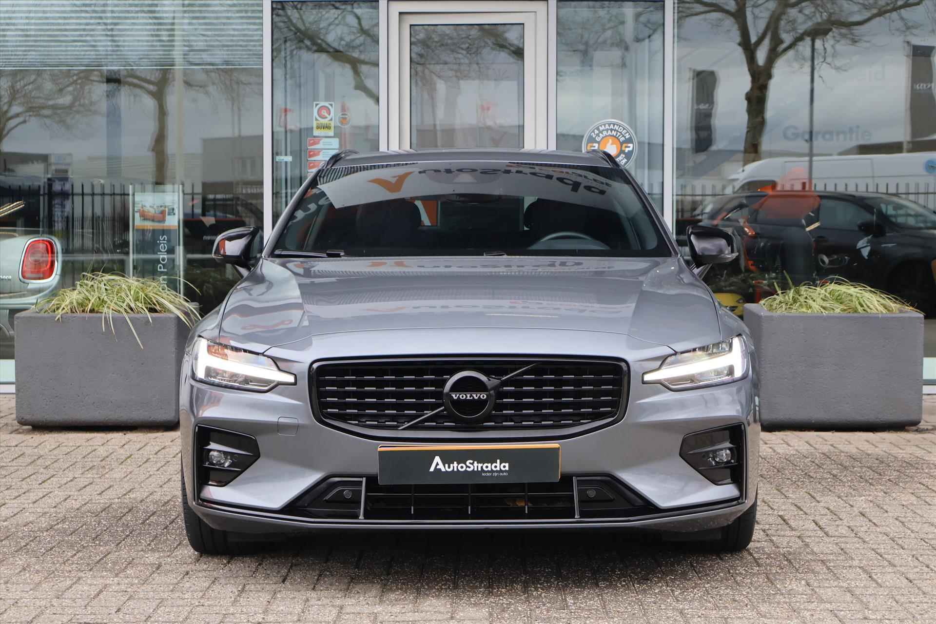 Volvo V60 B3 R-Design 163pk Geartronic Mild Hybrid | Carplay | Navi | Memory | ACC | LED | Keyless - 38/48