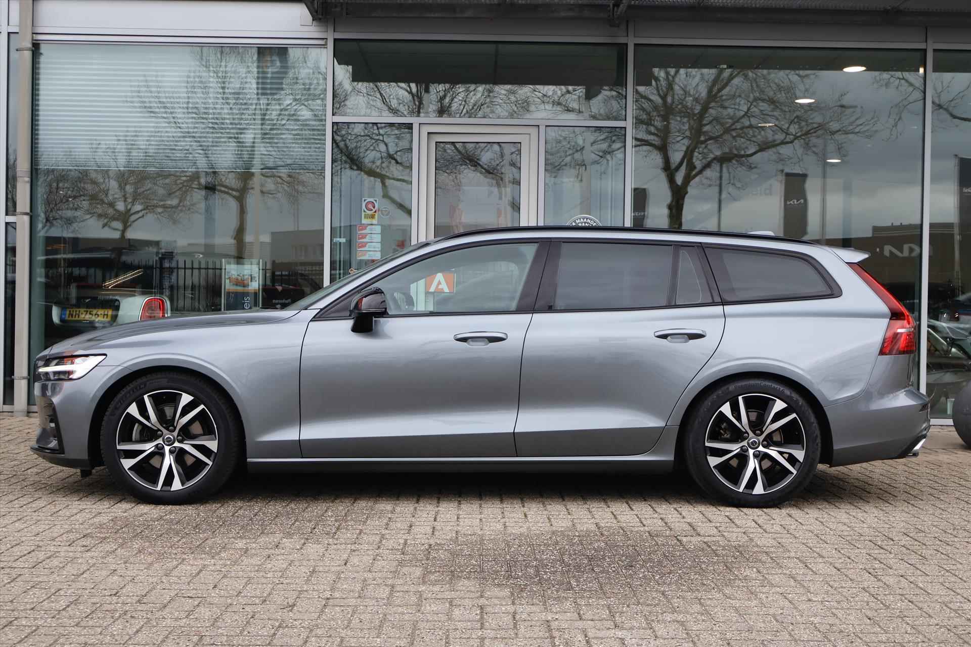 Volvo V60 B3 R-Design 163pk Geartronic Mild Hybrid | Carplay | Navi | Memory | ACC | LED | Keyless - 39/48