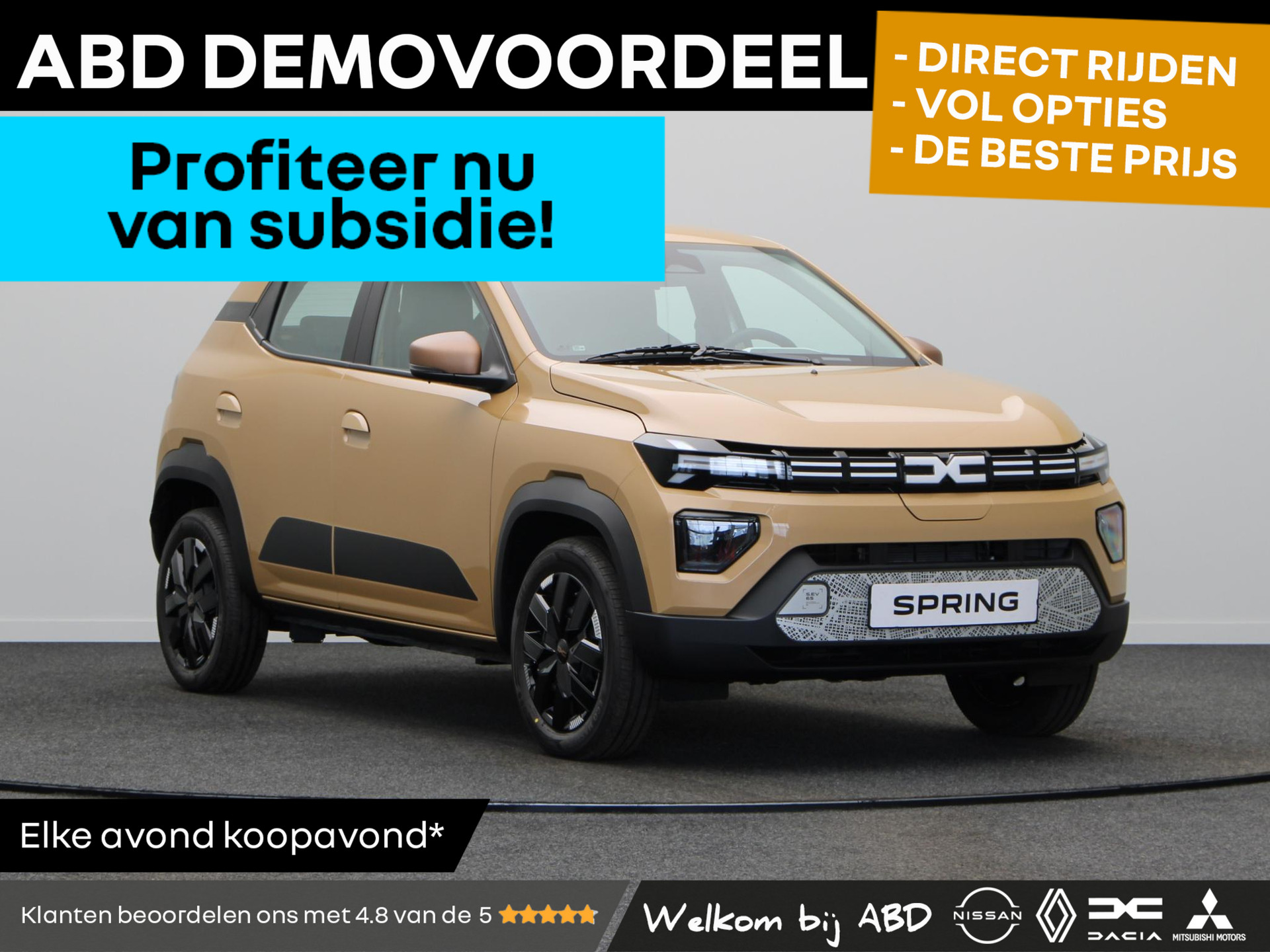 Dacia Spring Extreme 65 26.8 kWh | DEMO VOORDEEL! | Airconditioning | Camera | Apple Carplay/Android Auto |