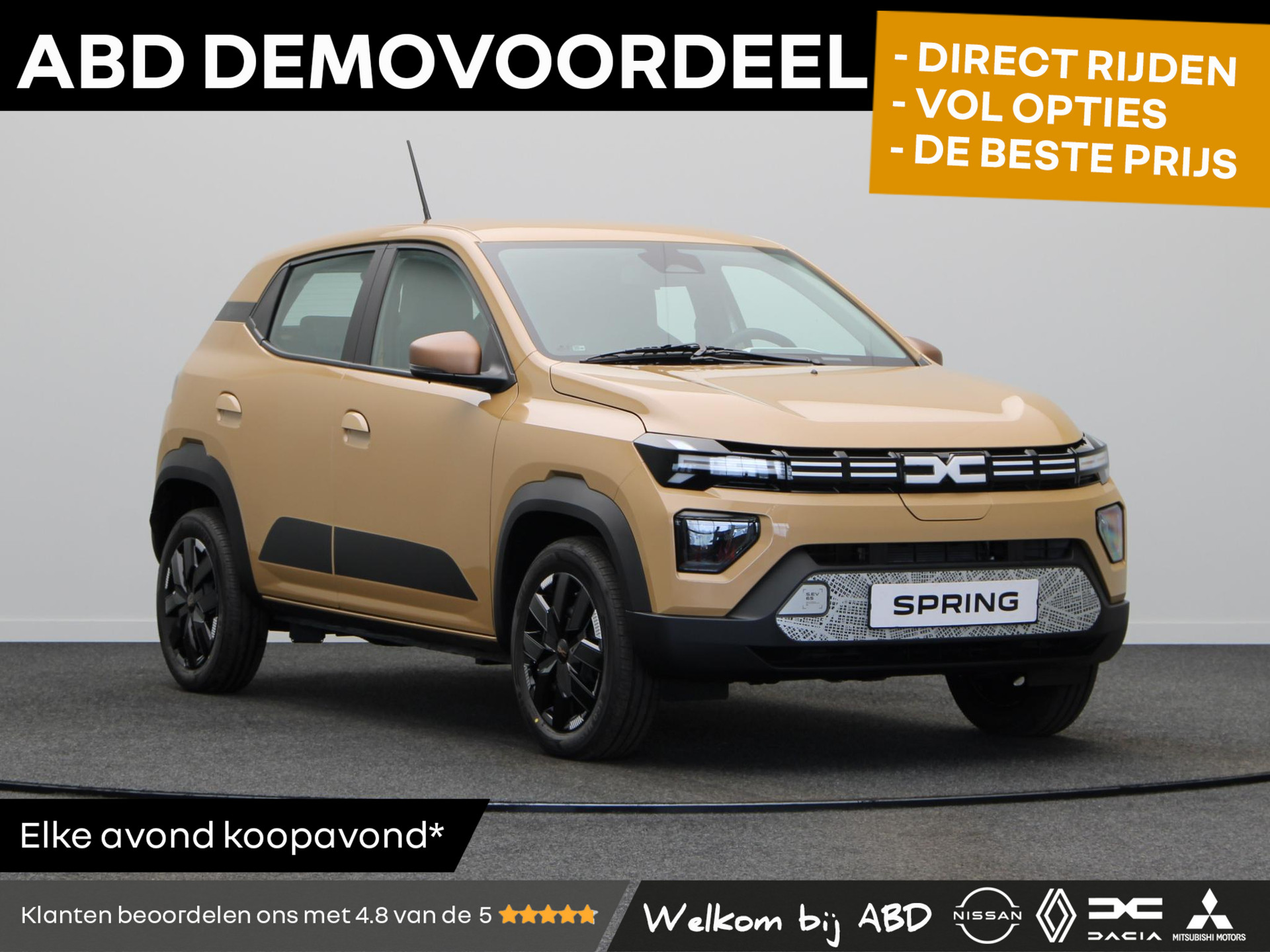 Dacia Spring Extreme 65 26.8 kWh | DEMO VOORDEEL! | Airconditioning | Camera | Apple Carplay/Android Auto |