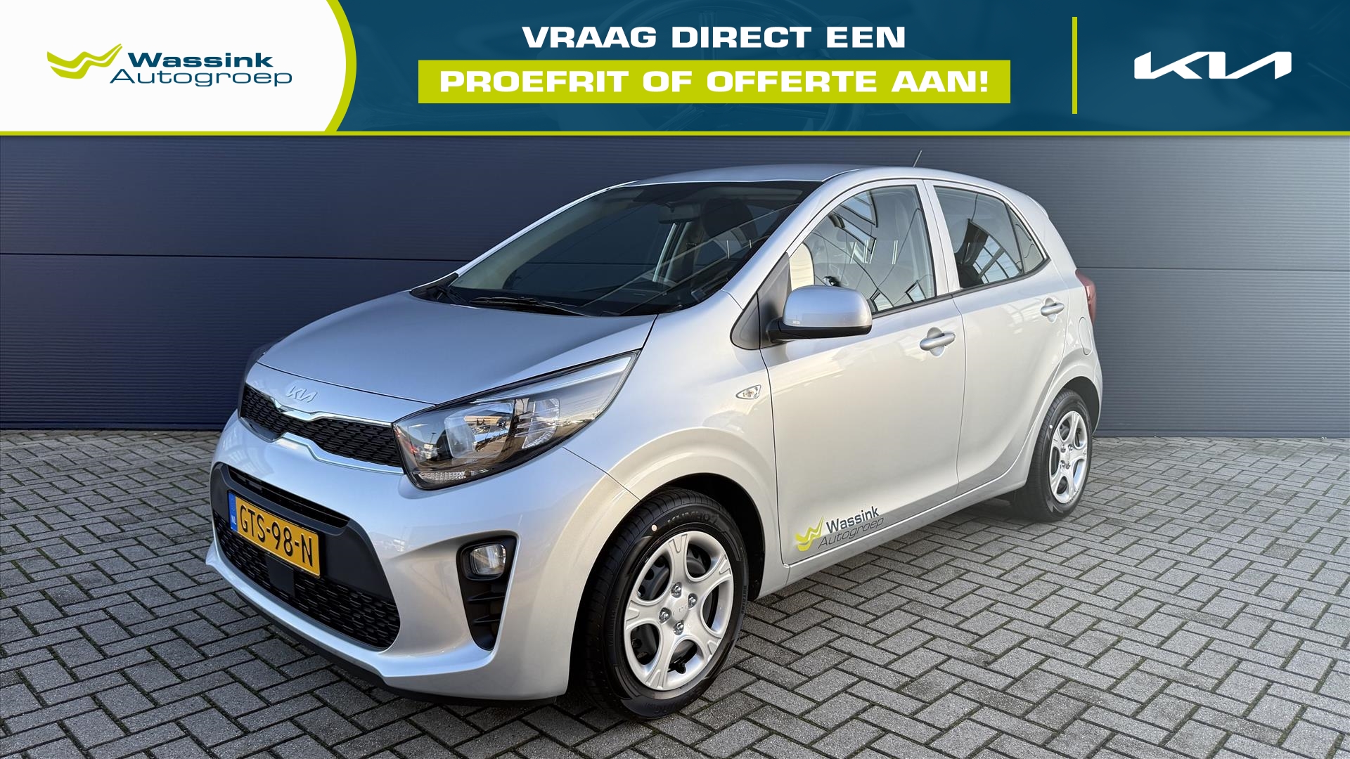 KIA Picanto 1.0 DPi 67pk 4-zits ComfortLine | Airco | Cruise control | Bluetooth | 5-deurs |