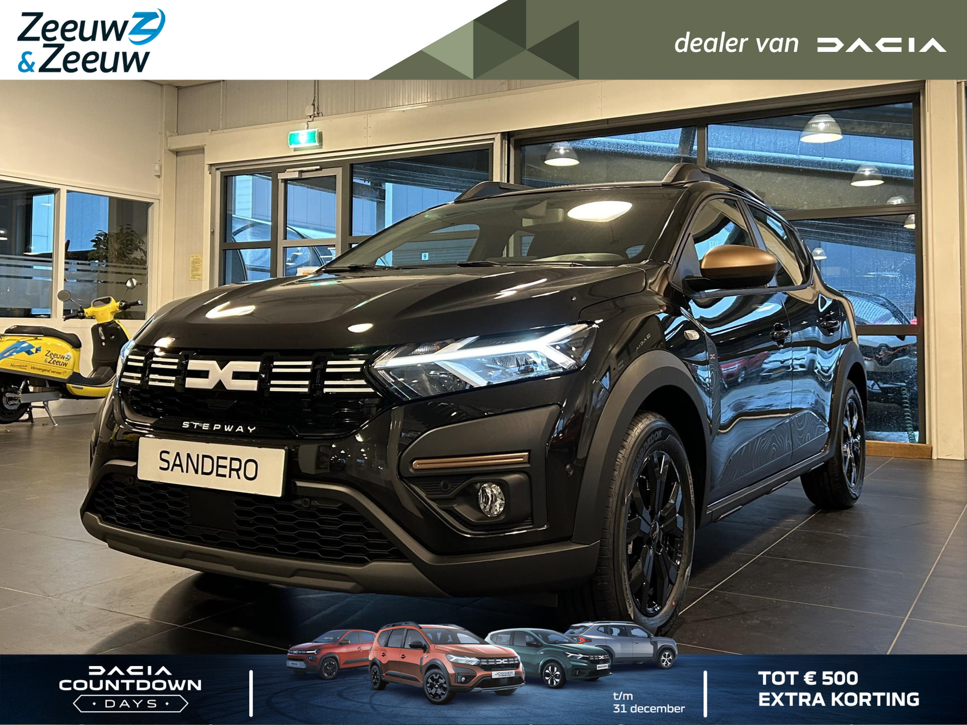 Dacia Sandero Stepway TCe 100 ECO-G(LPG) Extreme | Profiteer nu van de Dacia 50/50 deal tegen slechts 0,99% actietarief + 5 jaar garantie | Nu uit voorraad leverbaar |