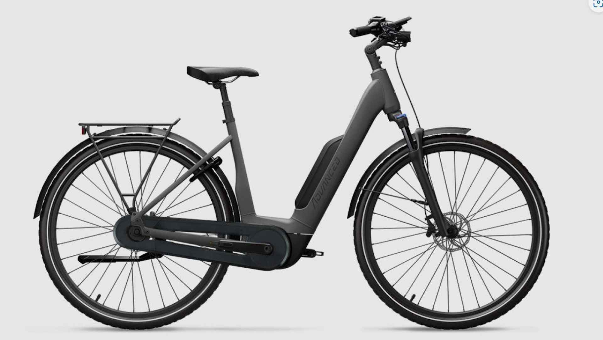 Advanced Ebike Das Original TOUR Plus Wave 55 / 545 Wh / Intuvia 100 Lage instap Coal Grey Matt 55cm 2024 - 1/2