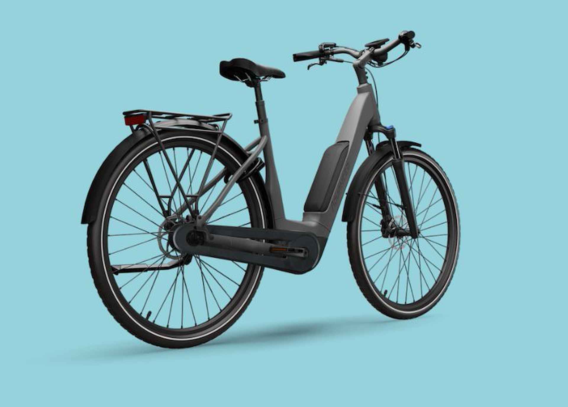 Advanced Ebike Das Original TOUR Plus Wave 55 / 545 Wh / Intuvia 100 Lage instap Coal Grey Matt 55cm 2024 - 2/2