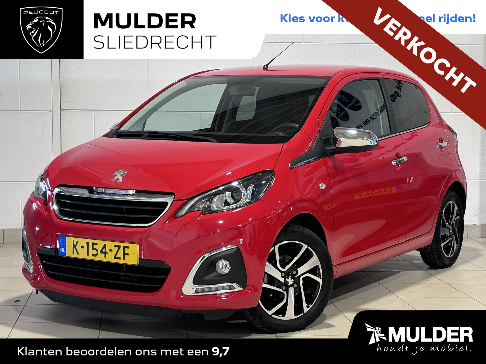 Peugeot 108 5-deurs Allure 1.0 e-VTi 72pk | CAMERA | CLIMA | APPLE CARPLAY / ANDROID AUTO | EXTRA GETINTE RAMEN | LM-VELGEN