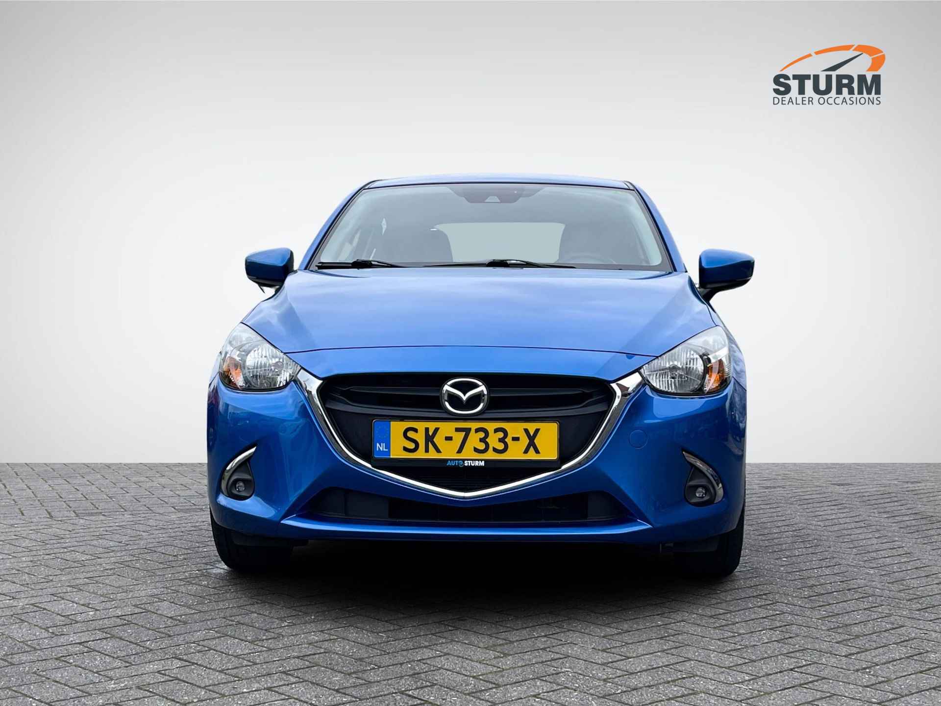 Mazda 2 1.5 Skyactiv-G Dynamic+ | Navigatie | Cruise Control | Airco | Park. Sensor | Bluetooth Tel. | 16'' Velgen | Rijklaarprijs! - 2/27