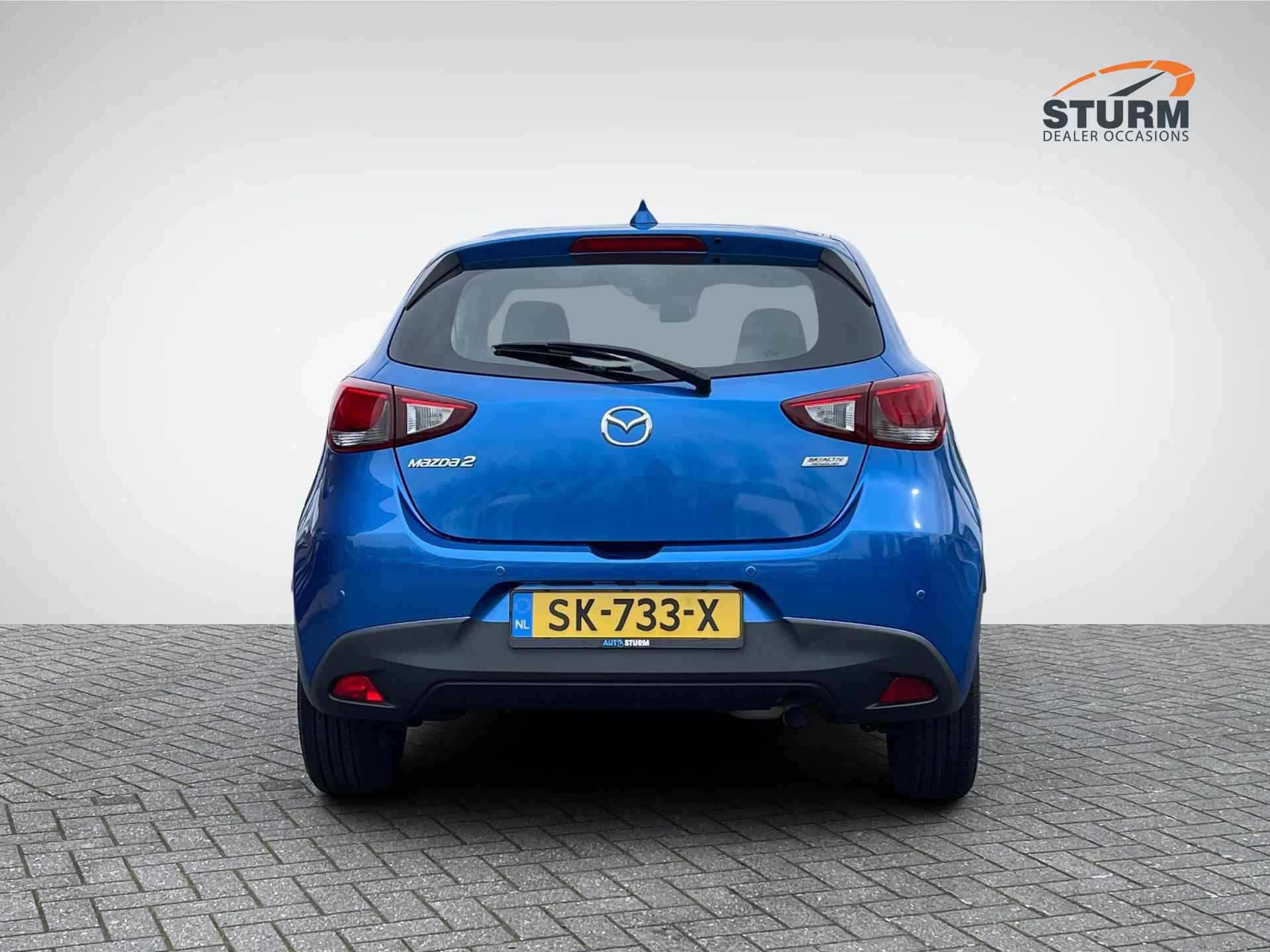 Mazda 2 1.5 Skyactiv-G Dynamic+ | Navigatie | Cruise Control | Airco | Park. Sensor | Bluetooth Tel. | 16'' Velgen | Rijklaarprijs! - 5/27