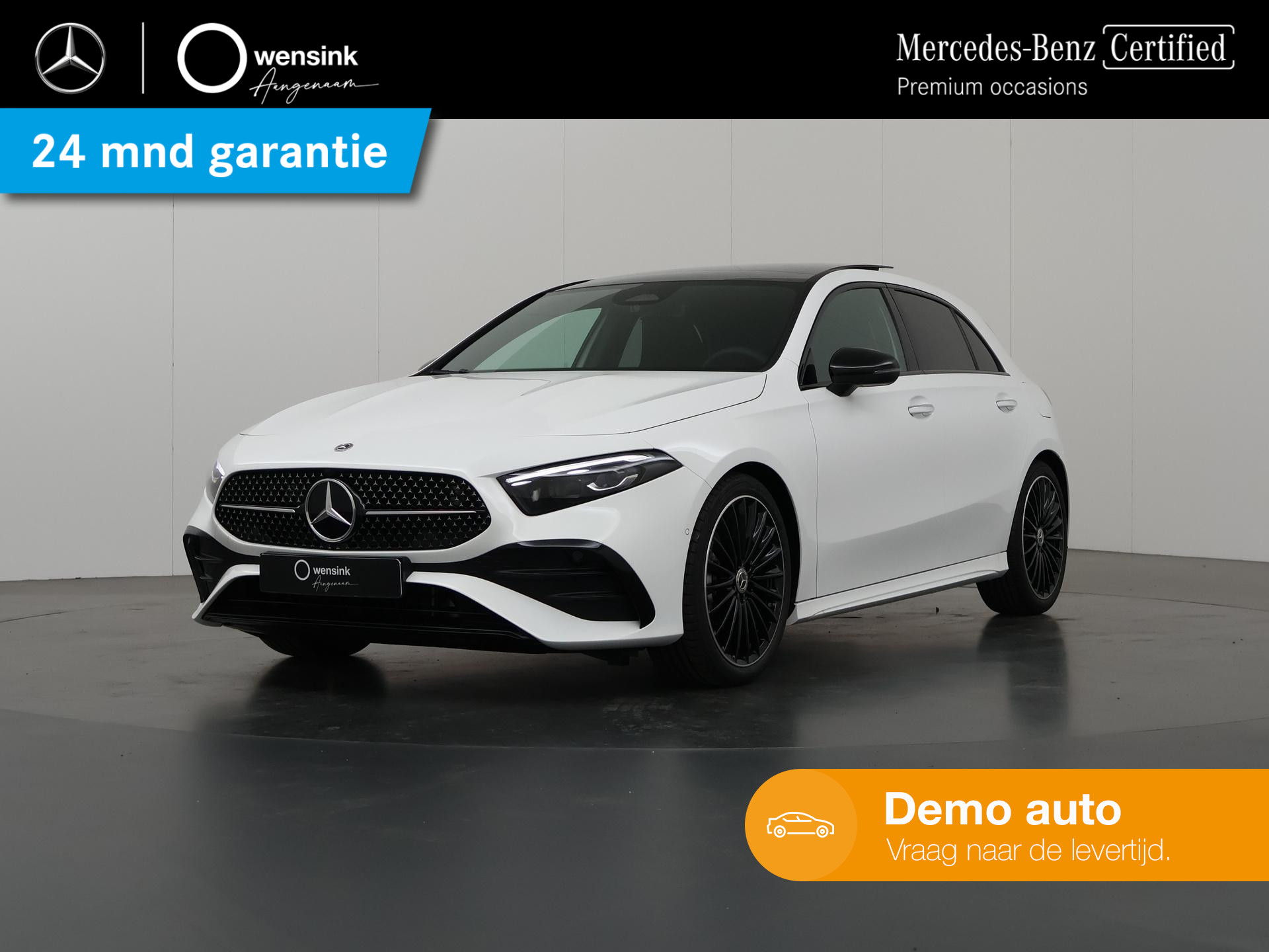 Mercedes-Benz A-klasse 180 Star Edition AMG NIGHT | Panoramadak | Sfeerverlichting | MultiBeam LED | Keyless Entry | Trekhaak |