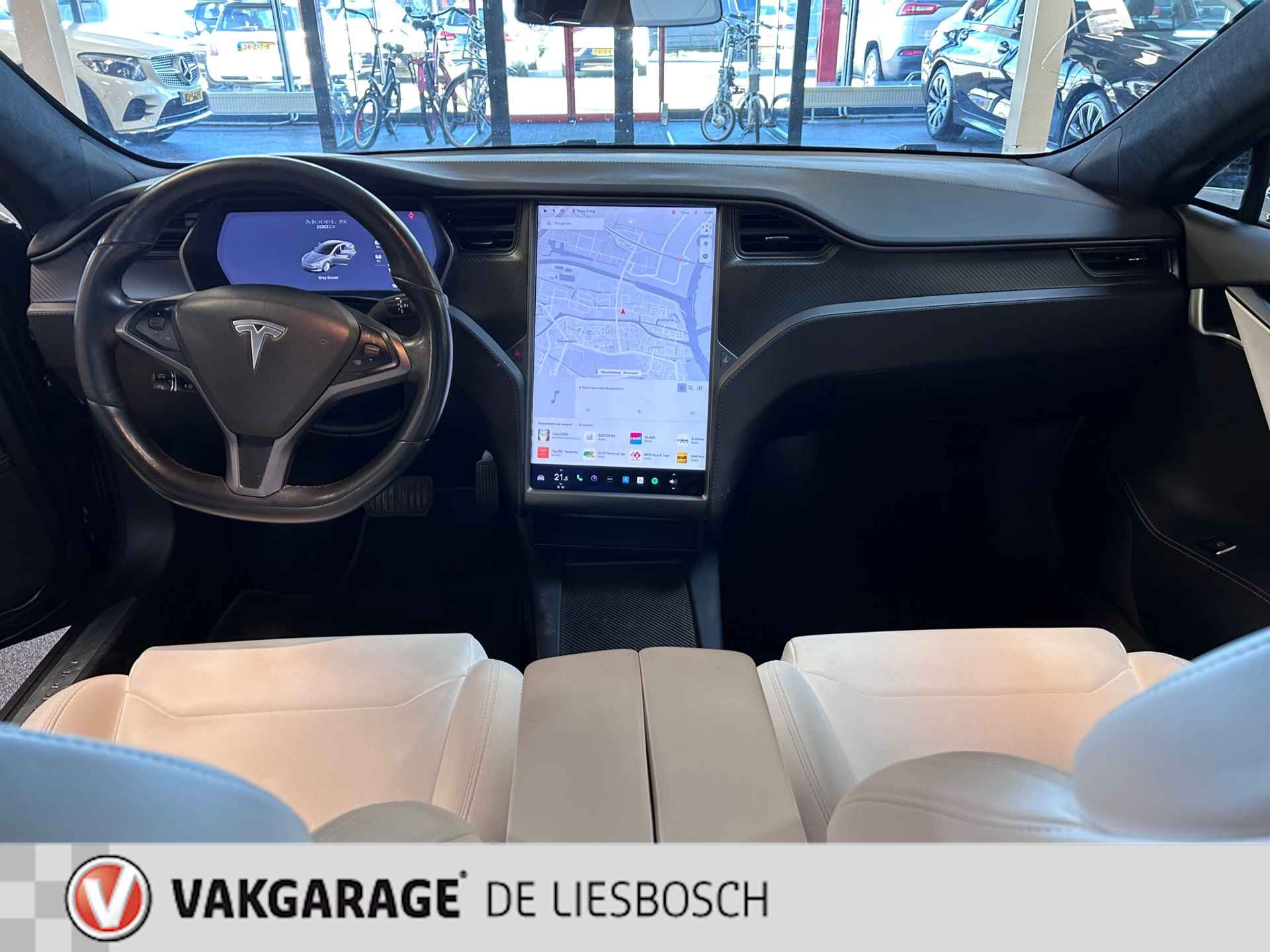 Tesla Model S Tesla Model S 100D | Luchtvering | Schuif/-kanteldak | Autopilot 2.5 | Carbon | Org. NL - 14/26
