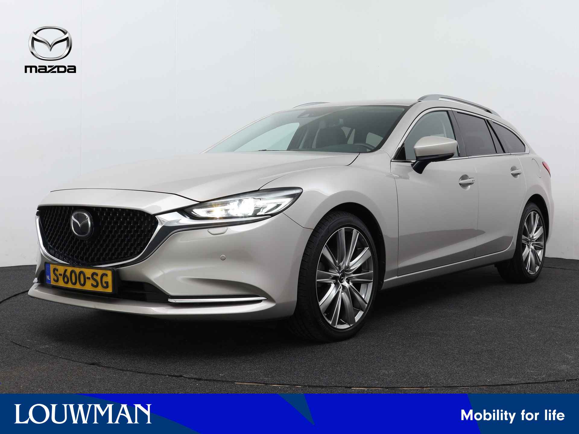 Mazda 6 Sportbreak 2.0 SkyActiv-G 165 Exclusive-Line | Stoelgeheugen | 360 Camera | Stuur-/Stoelverwarming | Stoelverkoeling | Navigatie | - 1/43