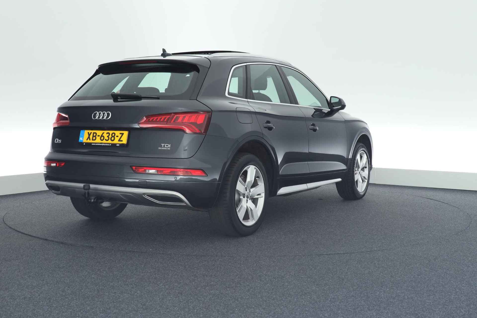 Audi Q5 2.0 TDI 190pk quattro Design Pro Line Plus Trekhaak Camera Stoelverwarming Virtual Cockpit Panoramadak - 11/55